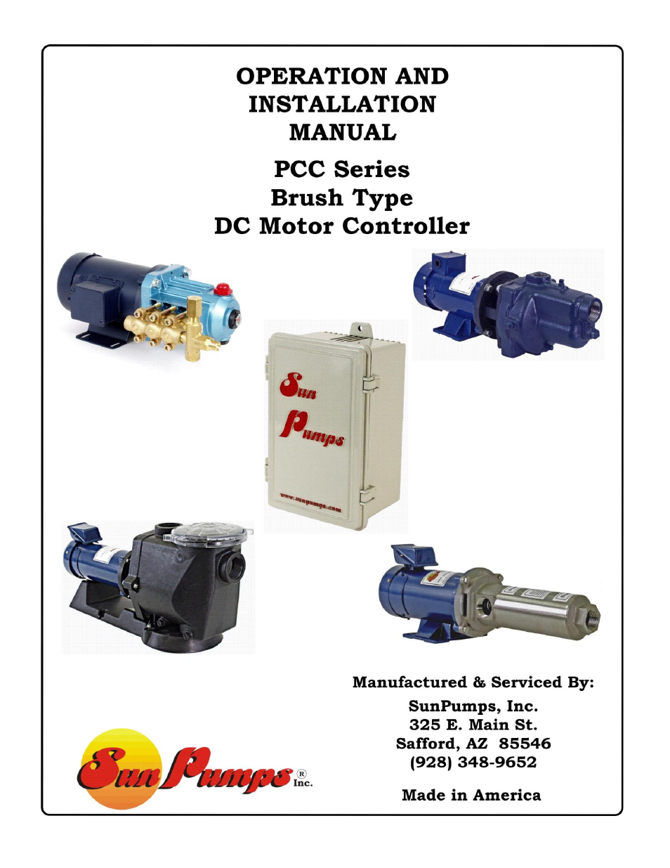 Sun Pumps PCC-BT-M2 User Manual | 16 pages