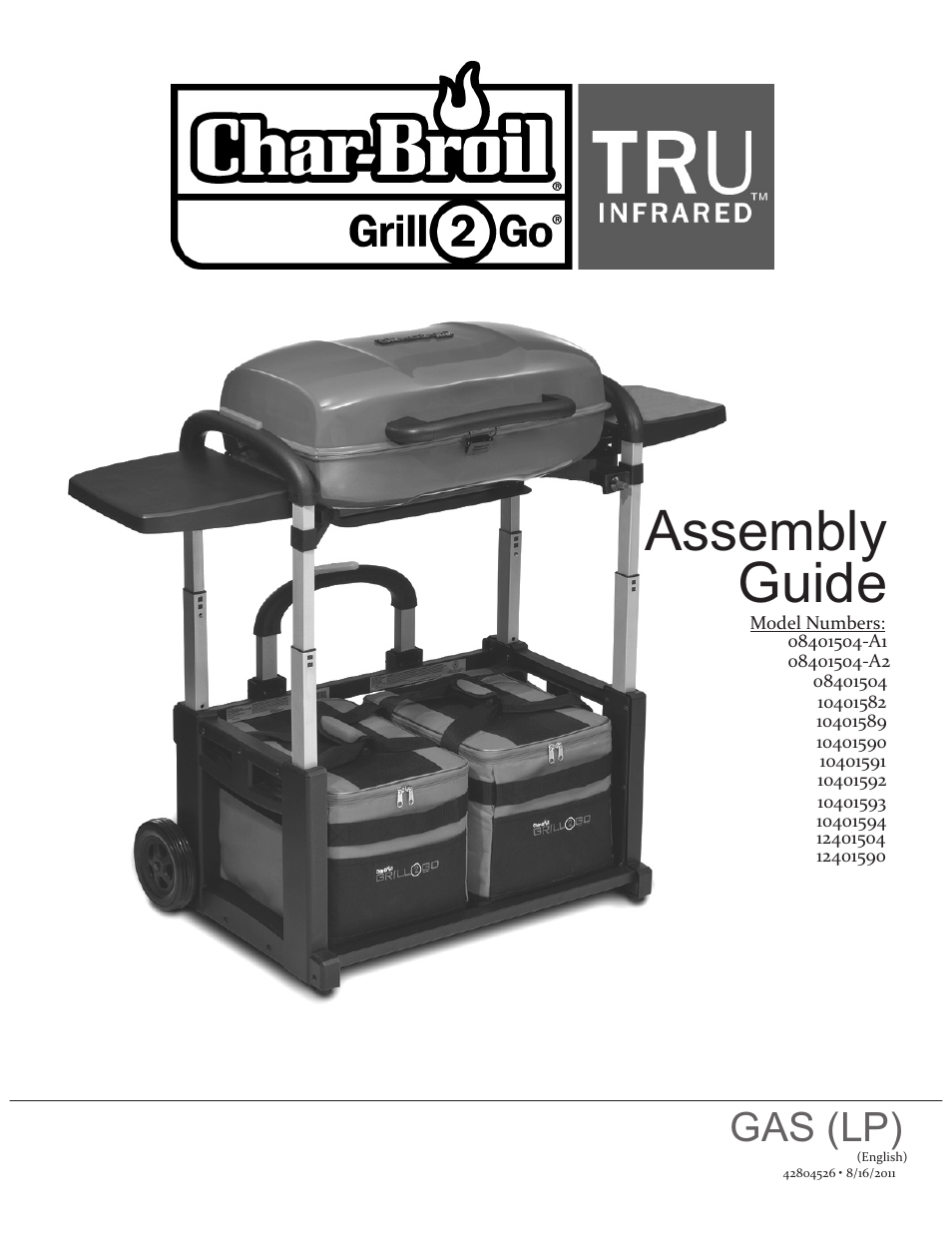 Char-Broil INFRARED 10401582 User Manual | 8 pages