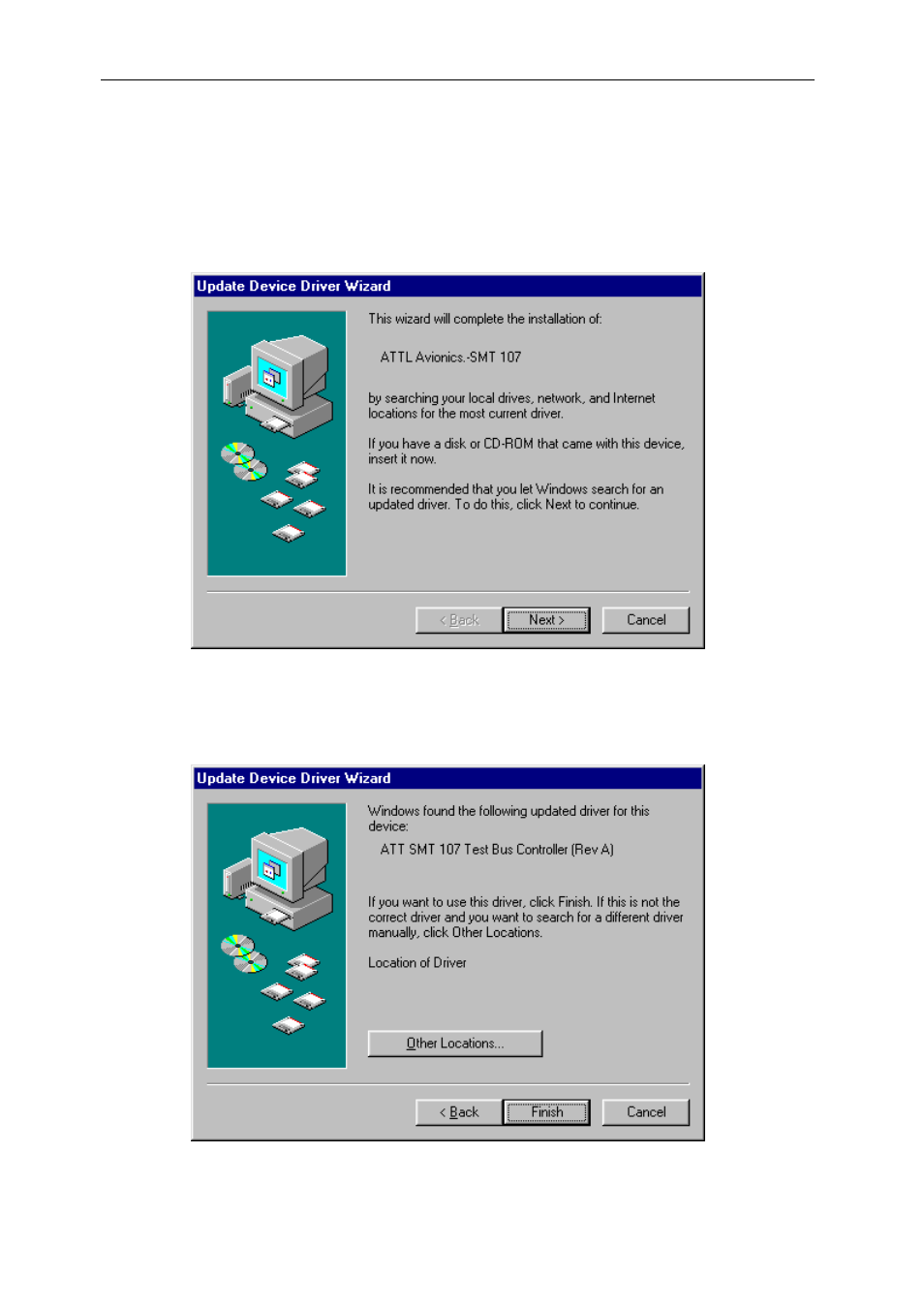 Microsoft windows 95/98 driver installation | Sundance SMT107 User Manual | Page 7 / 16