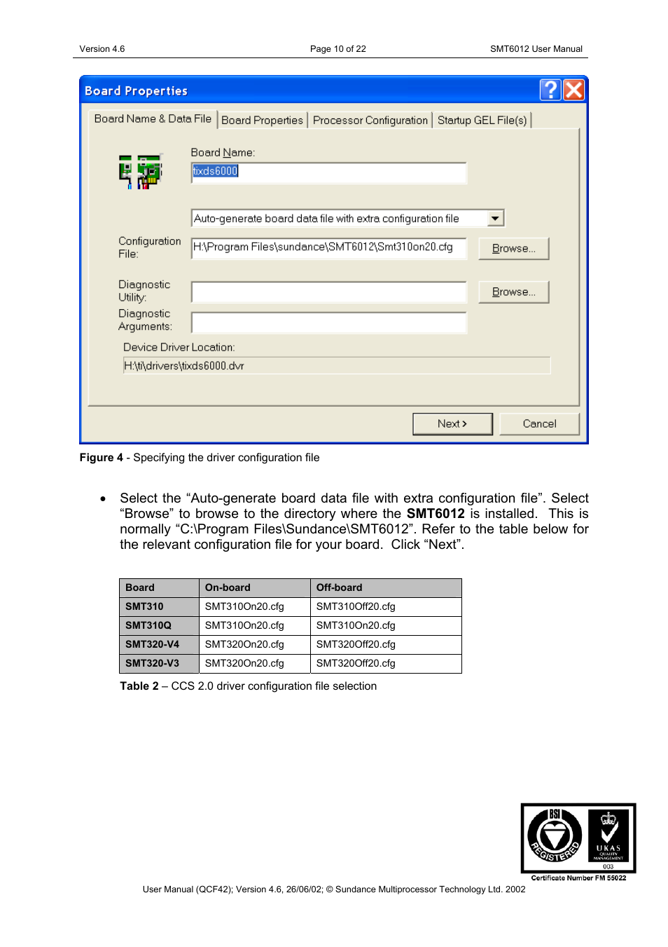 Sundance SMT6012 v.4.6 User Manual | Page 10 / 22