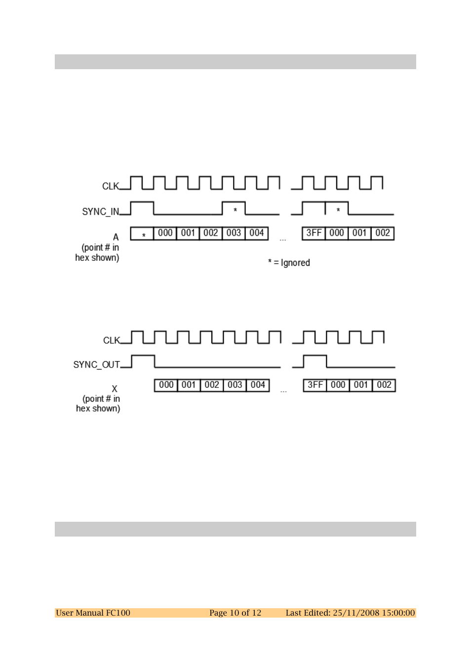 5 critical signal descriptions, Critical signal descriptions | Sundance FC100 User Manual | Page 10 / 12