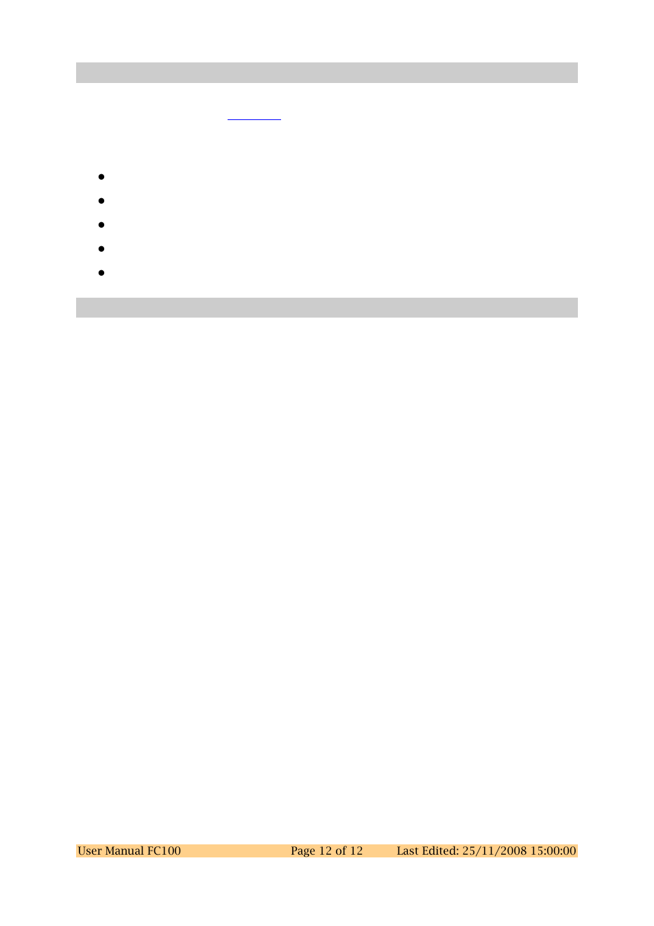 9 ordering information, Ordering information | Sundance FC100 User Manual | Page 12 / 12