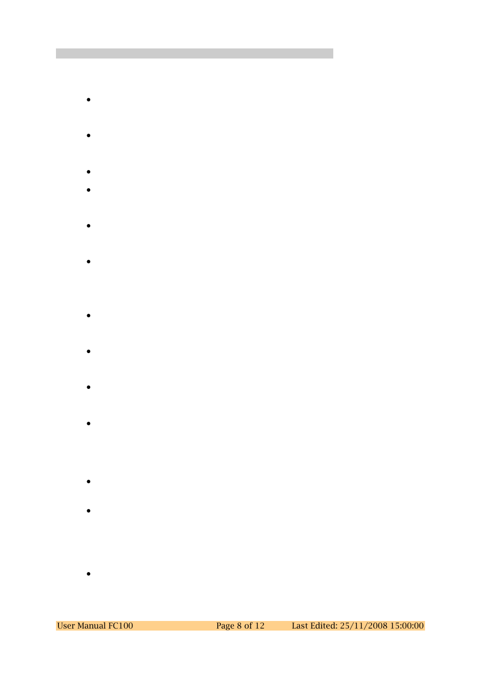 4 core modifications, Core modifications | Sundance FC100 User Manual | Page 8 / 12