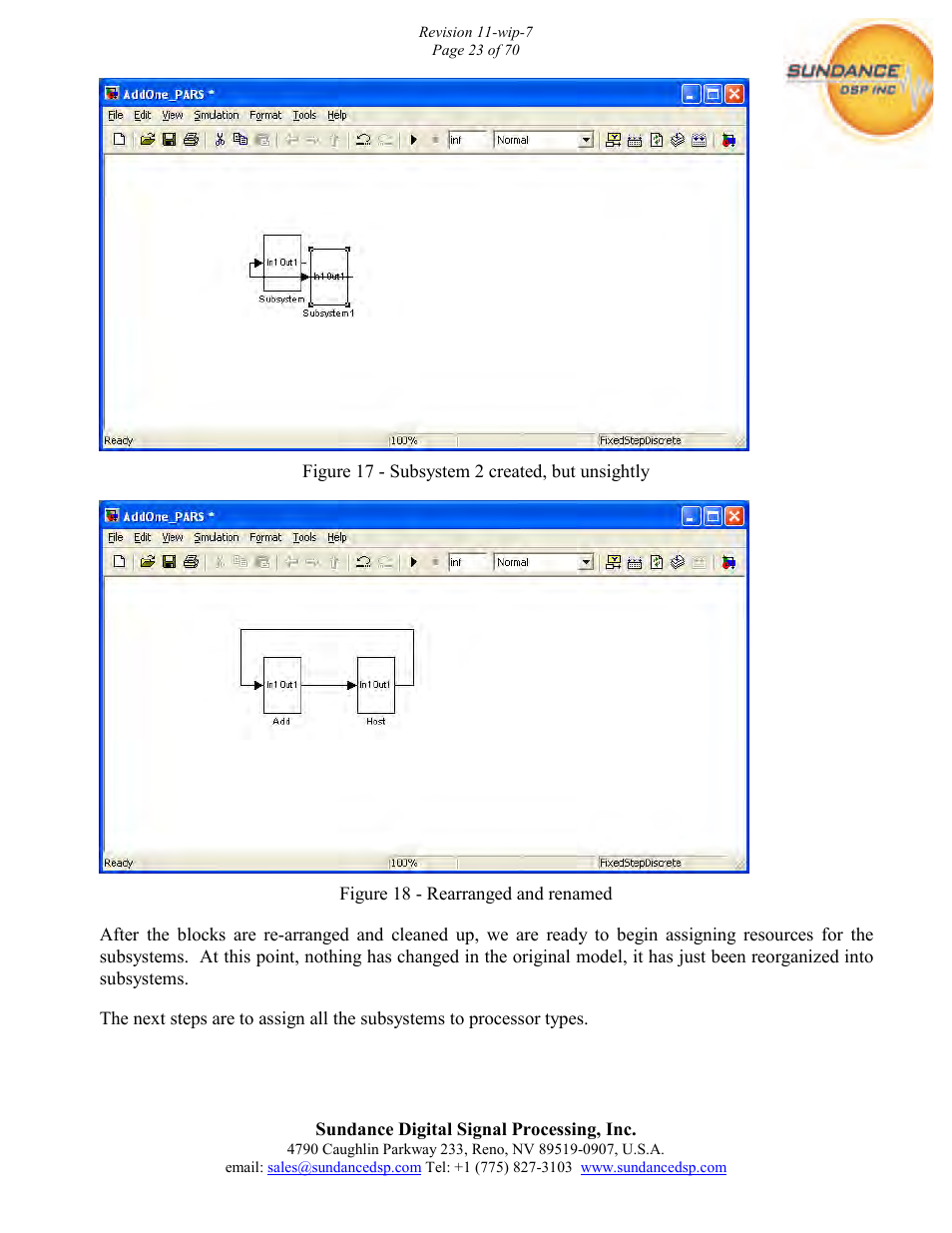 Sundance PARS User Manual | Page 23 / 70