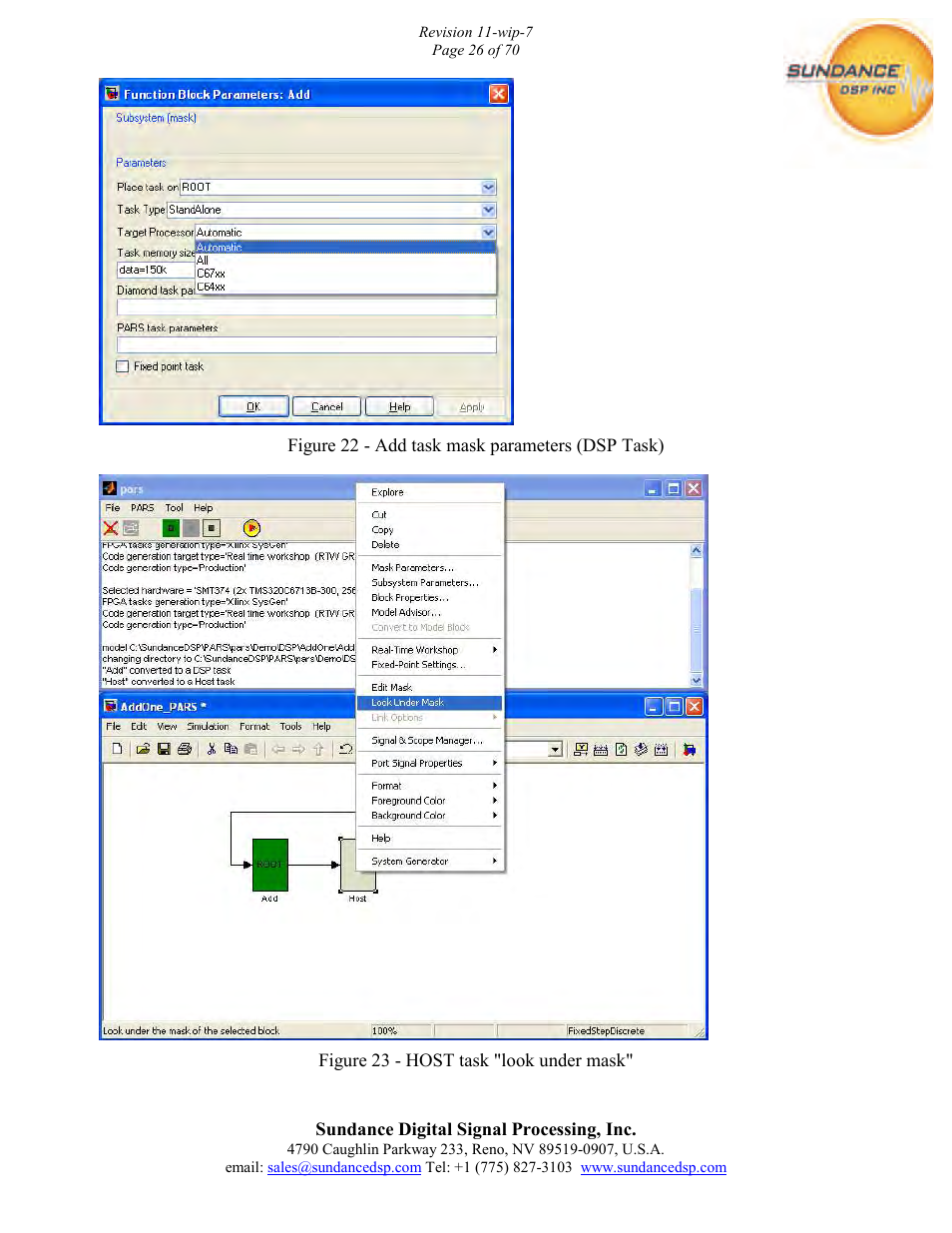 Sundance PARS User Manual | Page 26 / 70