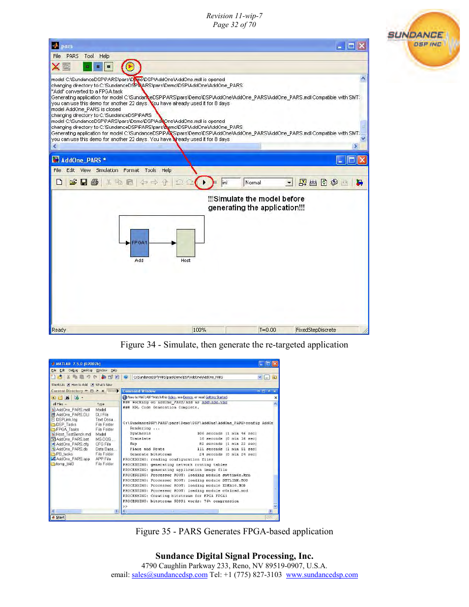 Sundance PARS User Manual | Page 32 / 70