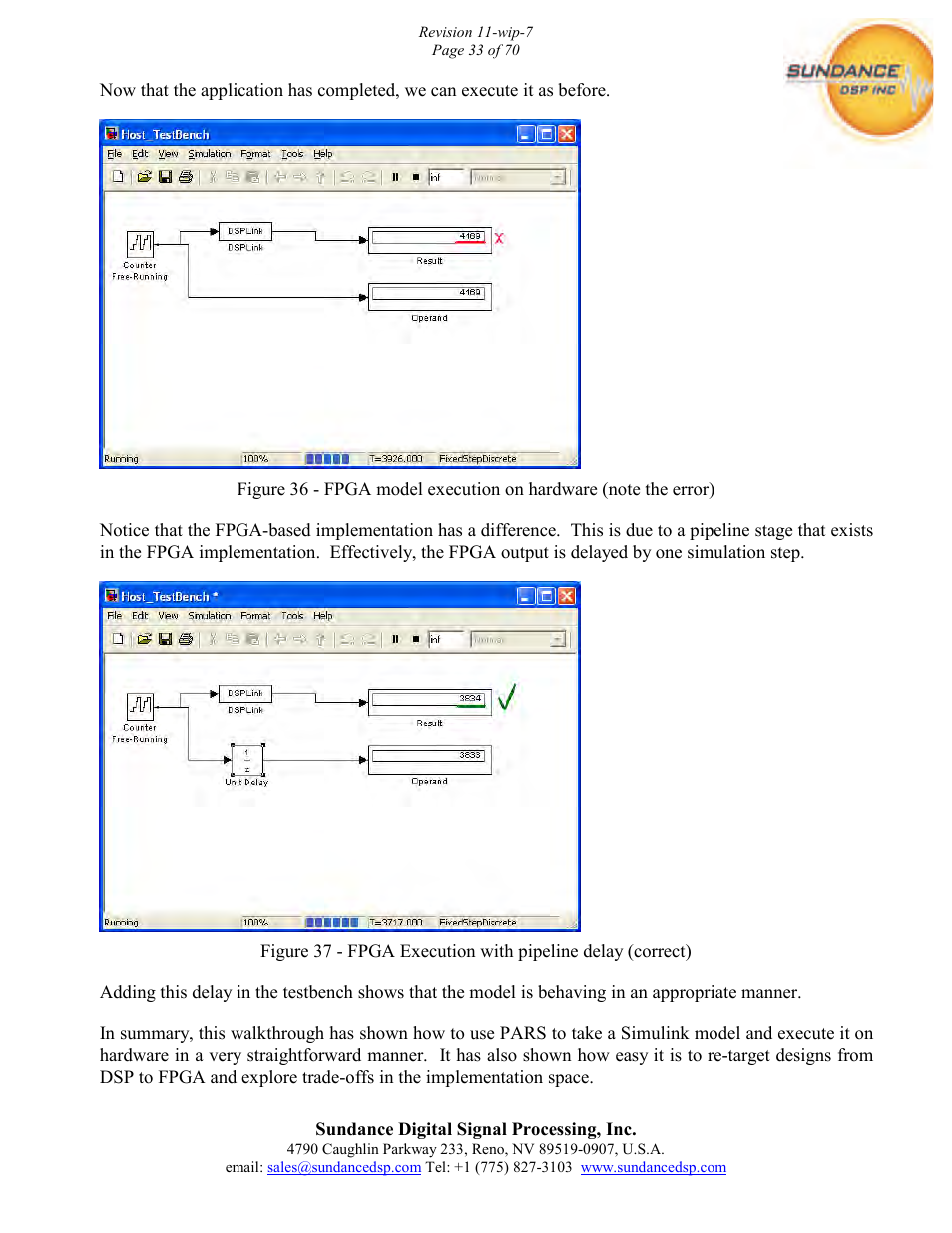 Sundance PARS User Manual | Page 33 / 70