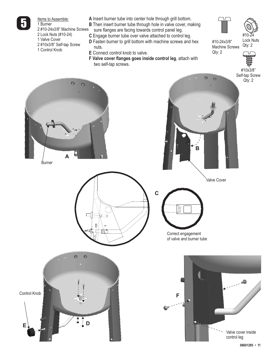 Char-Broil Patio Caddie 06601295 User Manual | Page 11 / 20