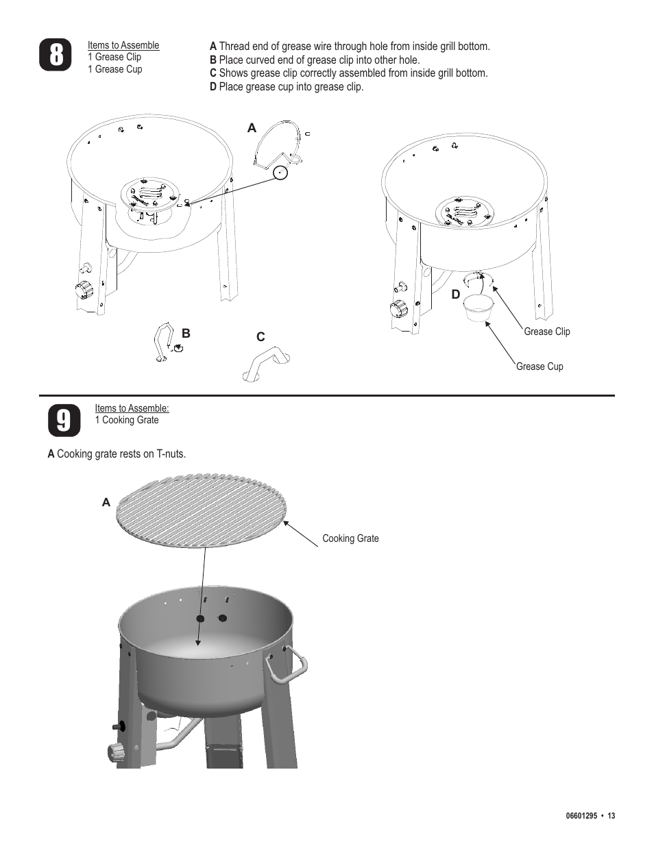 Char-Broil Patio Caddie 06601295 User Manual | Page 13 / 20