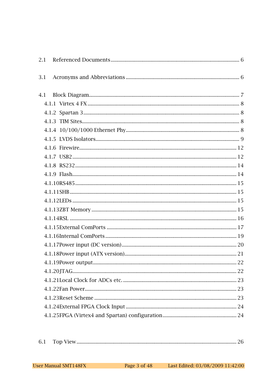 Sundance SMT148FX User Manual | Page 3 / 48