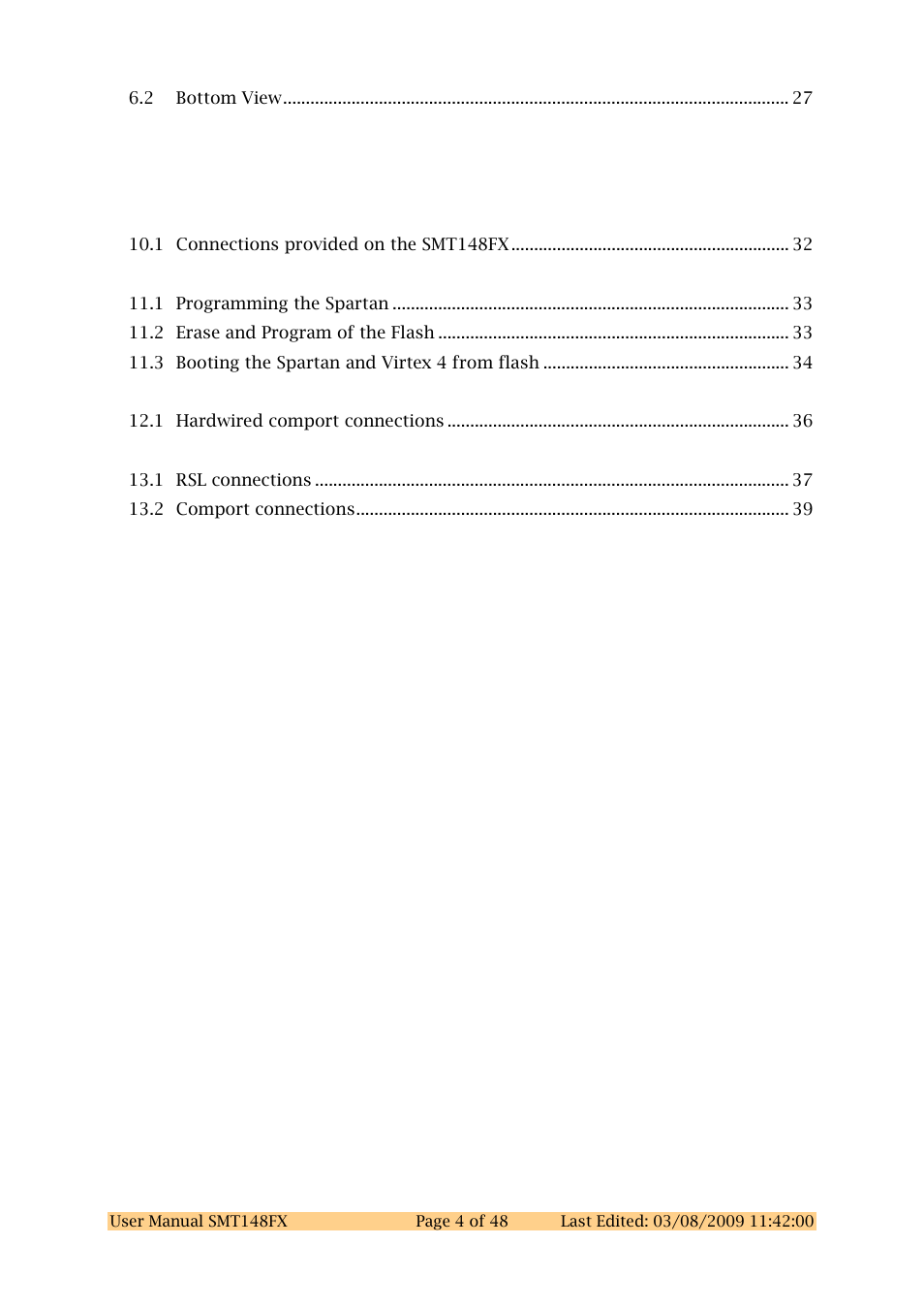 Sundance SMT148FX User Manual | Page 4 / 48