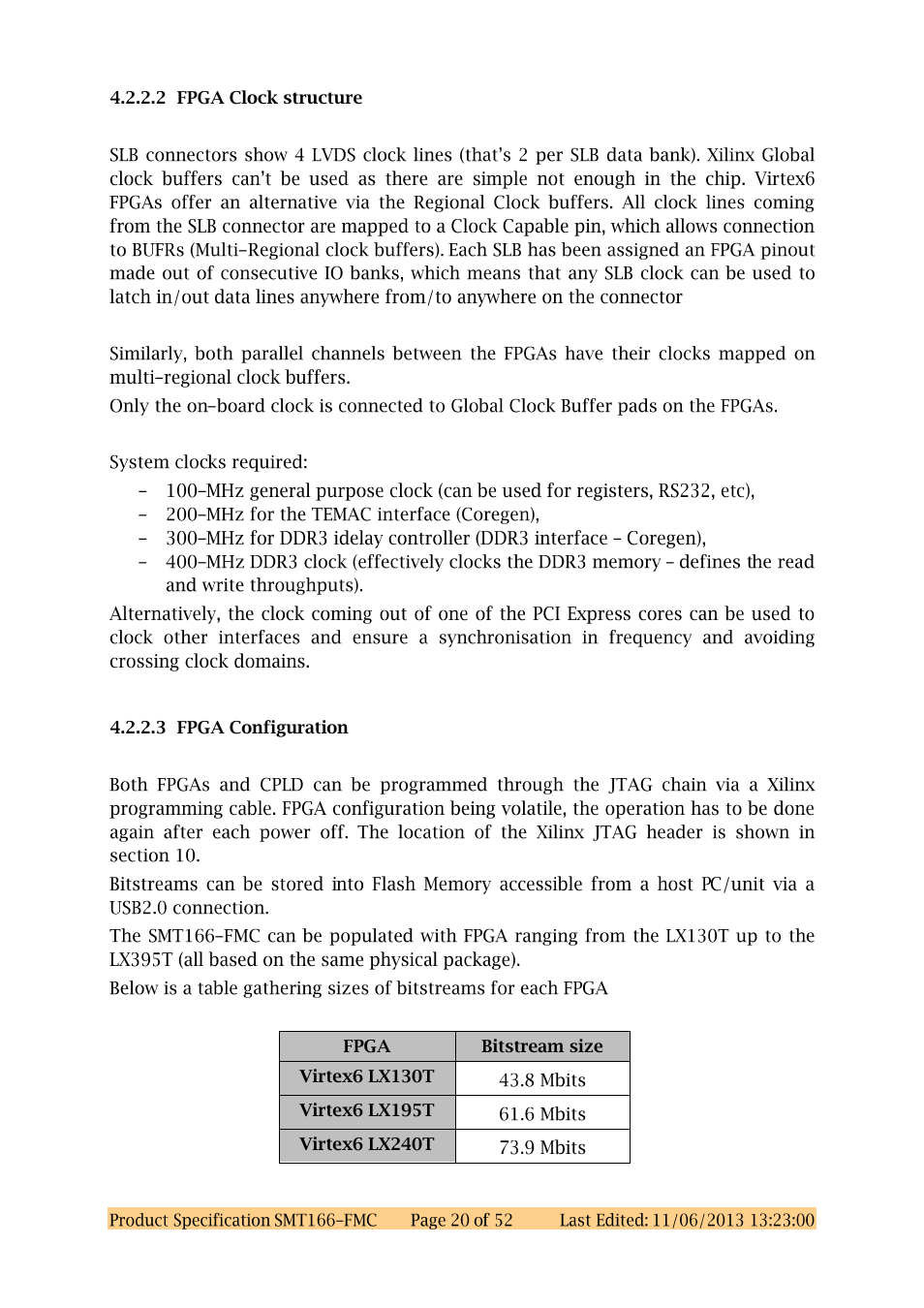 Sundance SMT166-FMC User Manual | Page 20 / 52