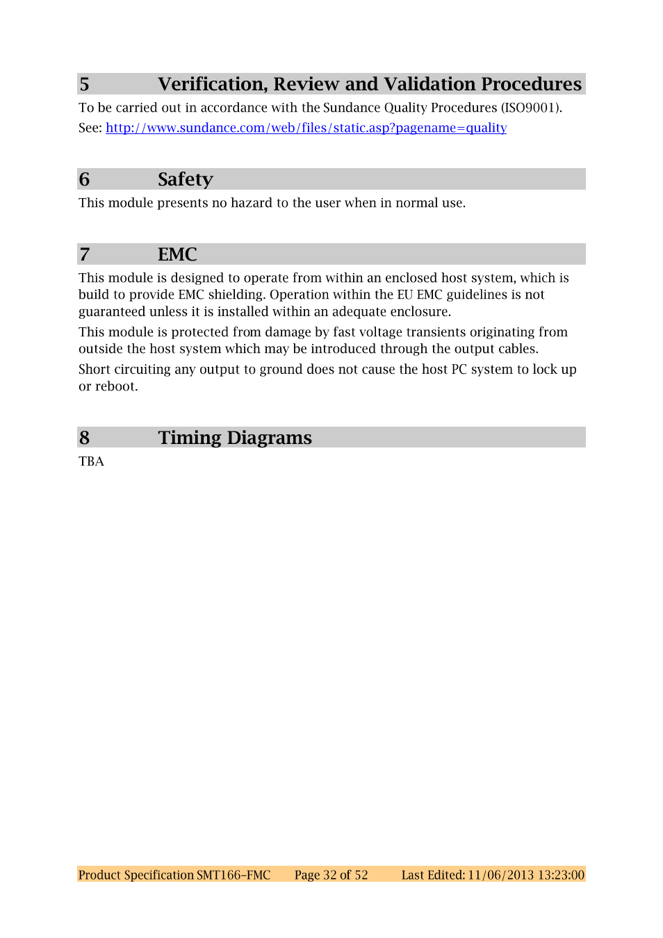 Sundance SMT166-FMC User Manual | Page 32 / 52