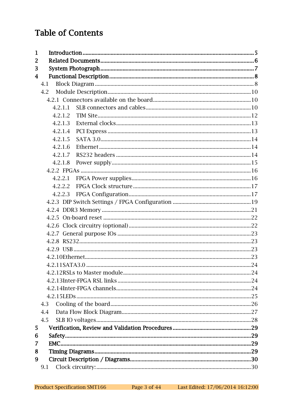 Sundance SMT166 User Manual | Page 3 / 44