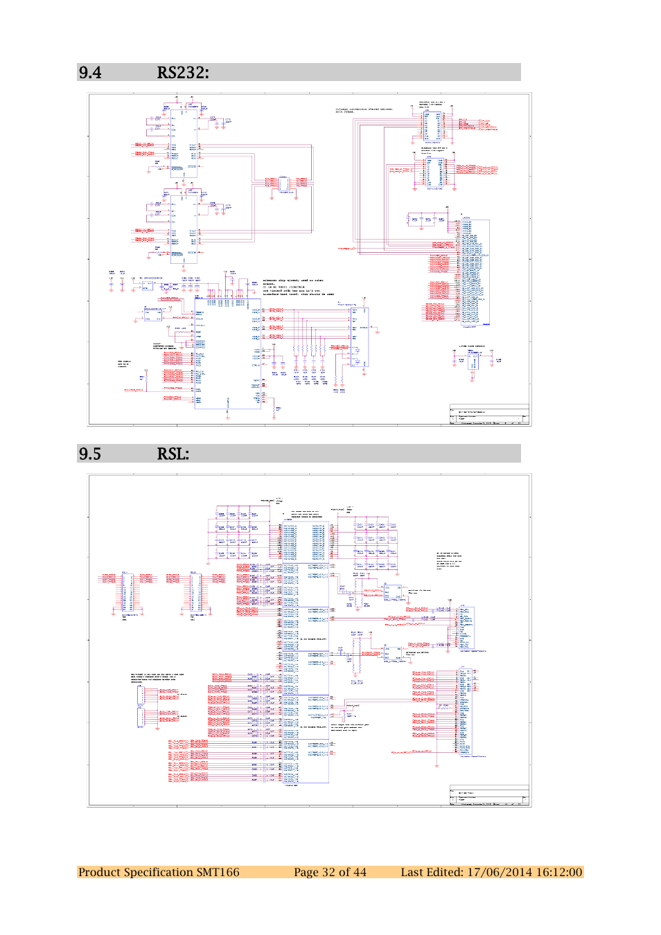 4 rs232, 5 rsl | Sundance SMT166 User Manual | Page 32 / 44