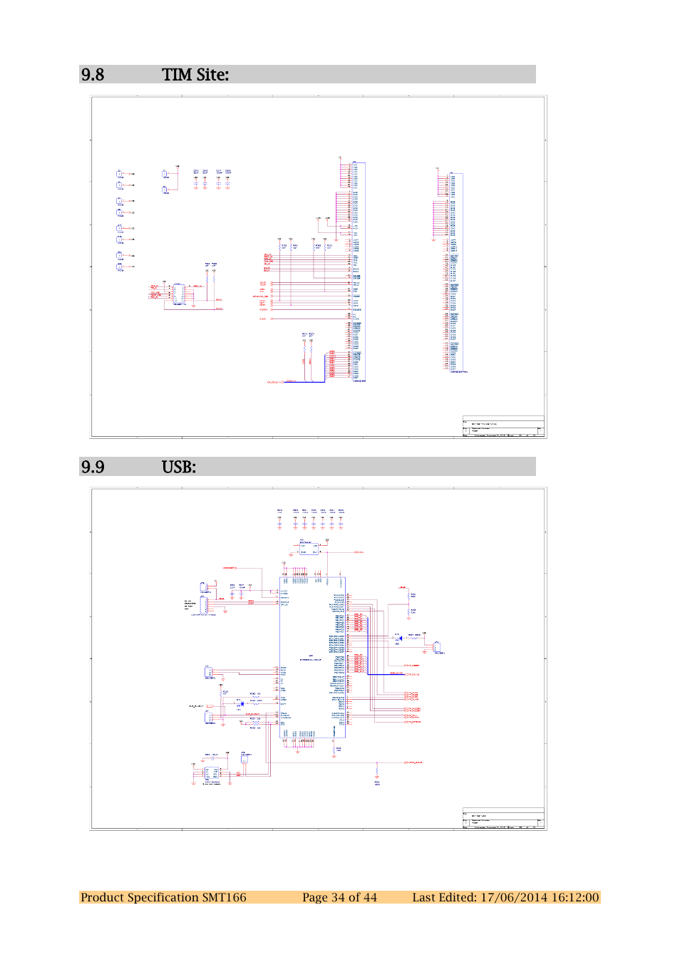 8 tim site, 9 usb | Sundance SMT166 User Manual | Page 34 / 44