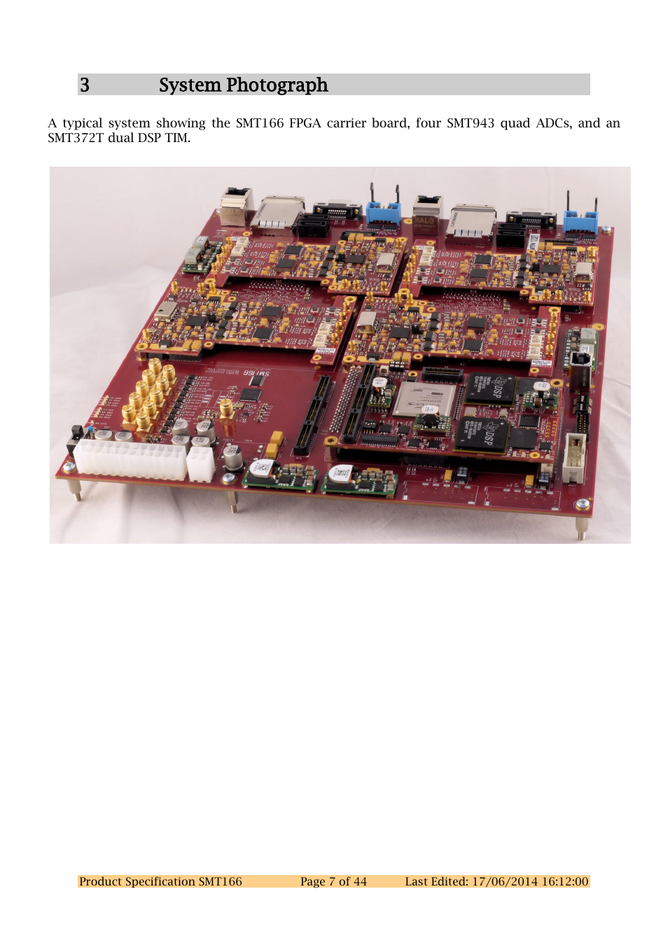 3 system photograph, 3system photograph | Sundance SMT166 User Manual | Page 7 / 44