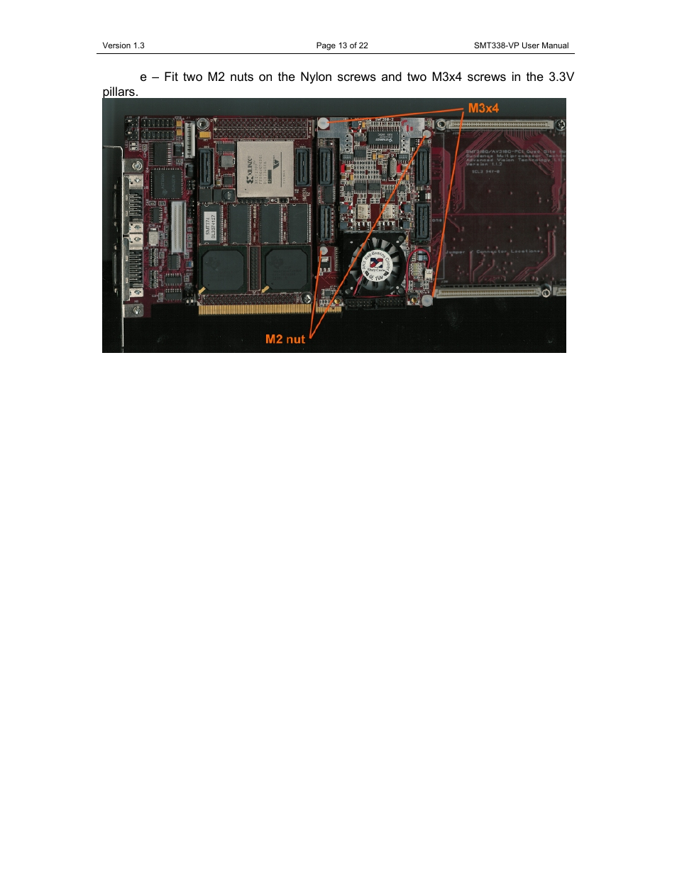 Sundance SMT338-VP User Manual | Page 13 / 22