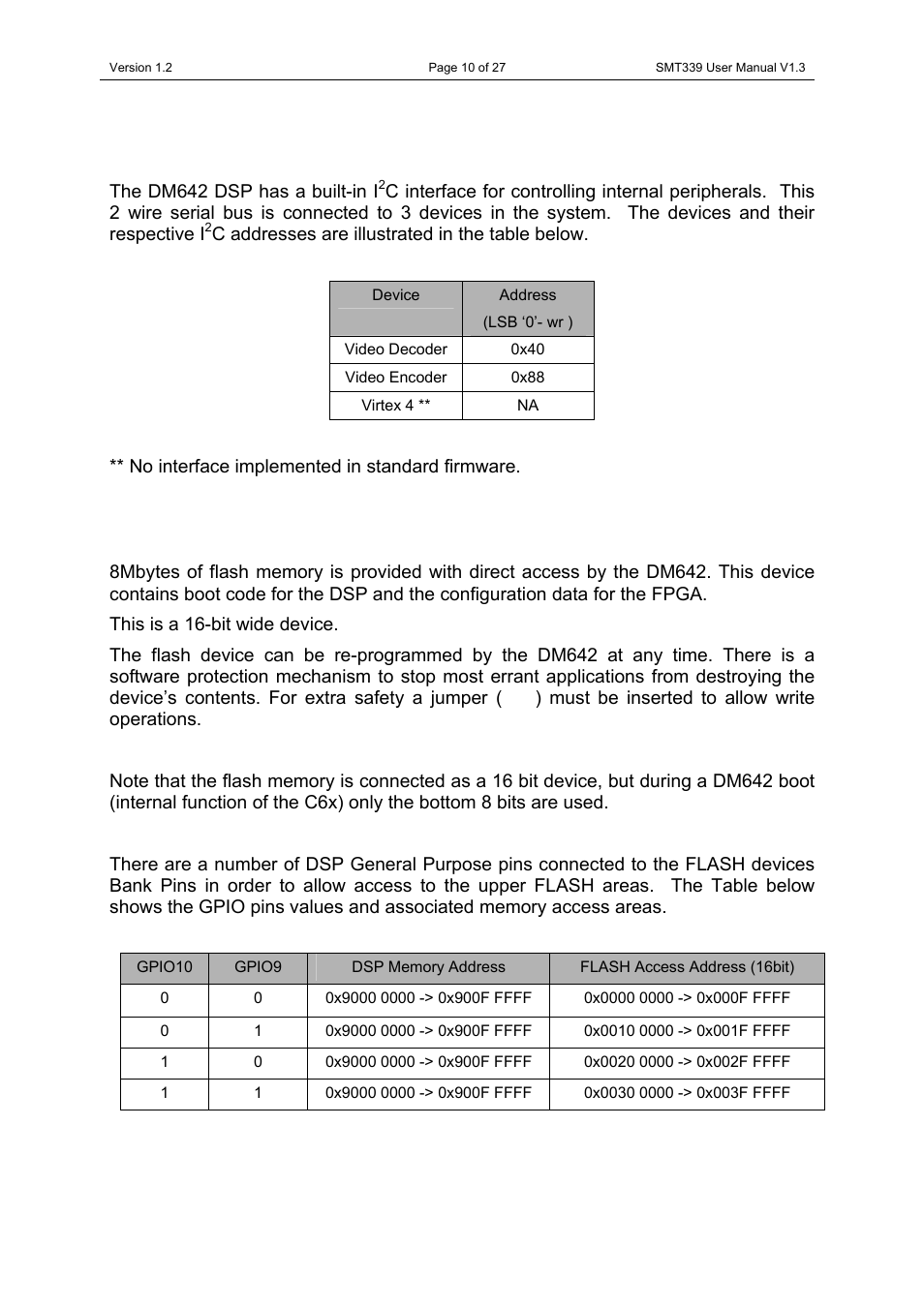 Sundance SMT339 v.1.3 User Manual | Page 10 / 27