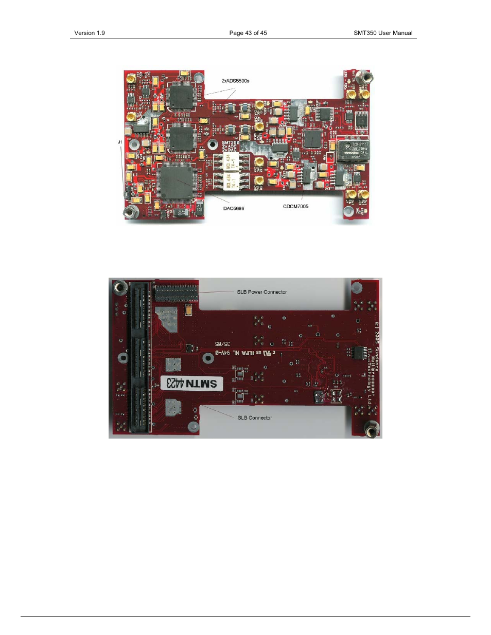 Sundance SMT350 User Manual | Page 43 / 45
