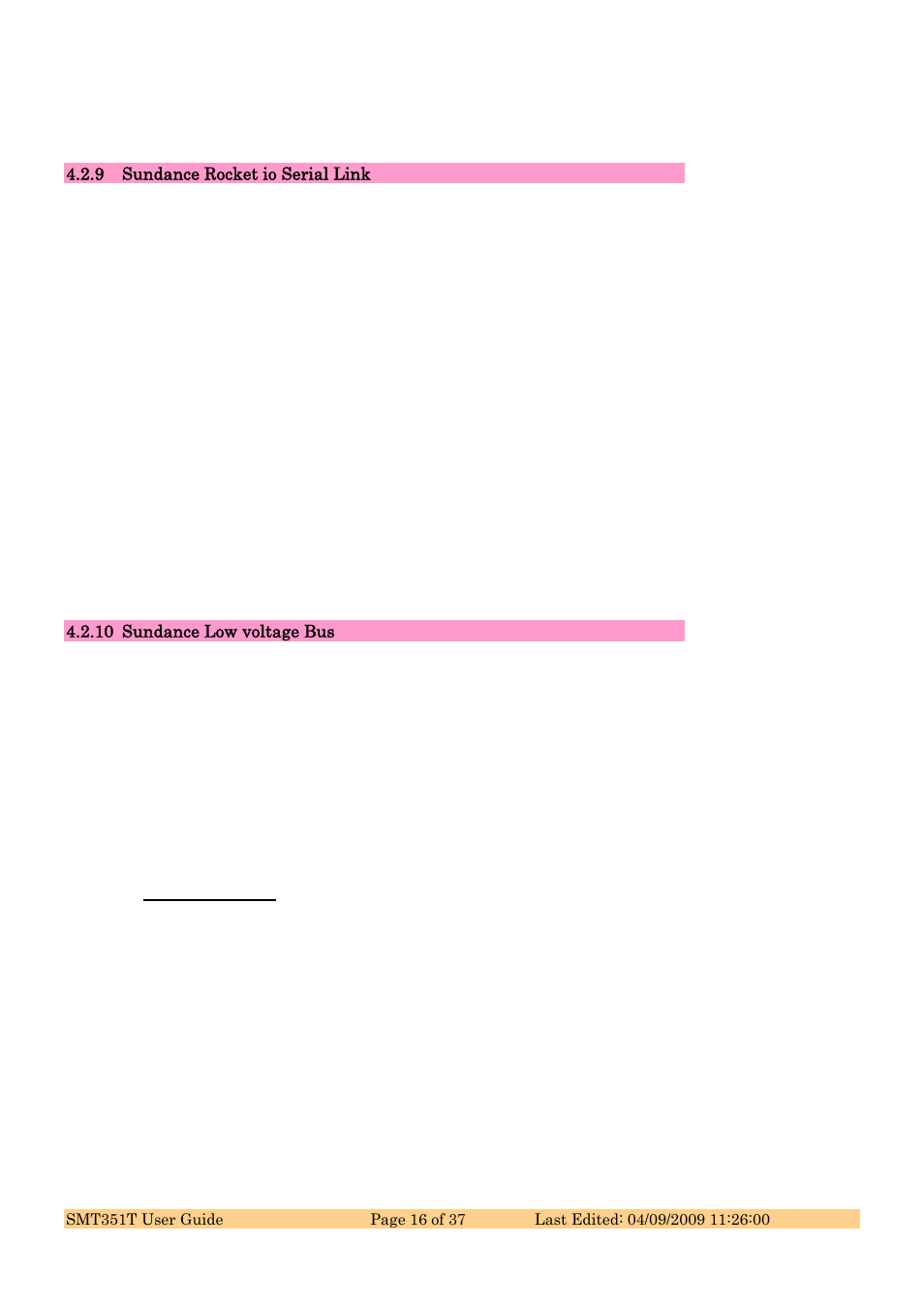 Sundance SMT351T User Manual | Page 16 / 37