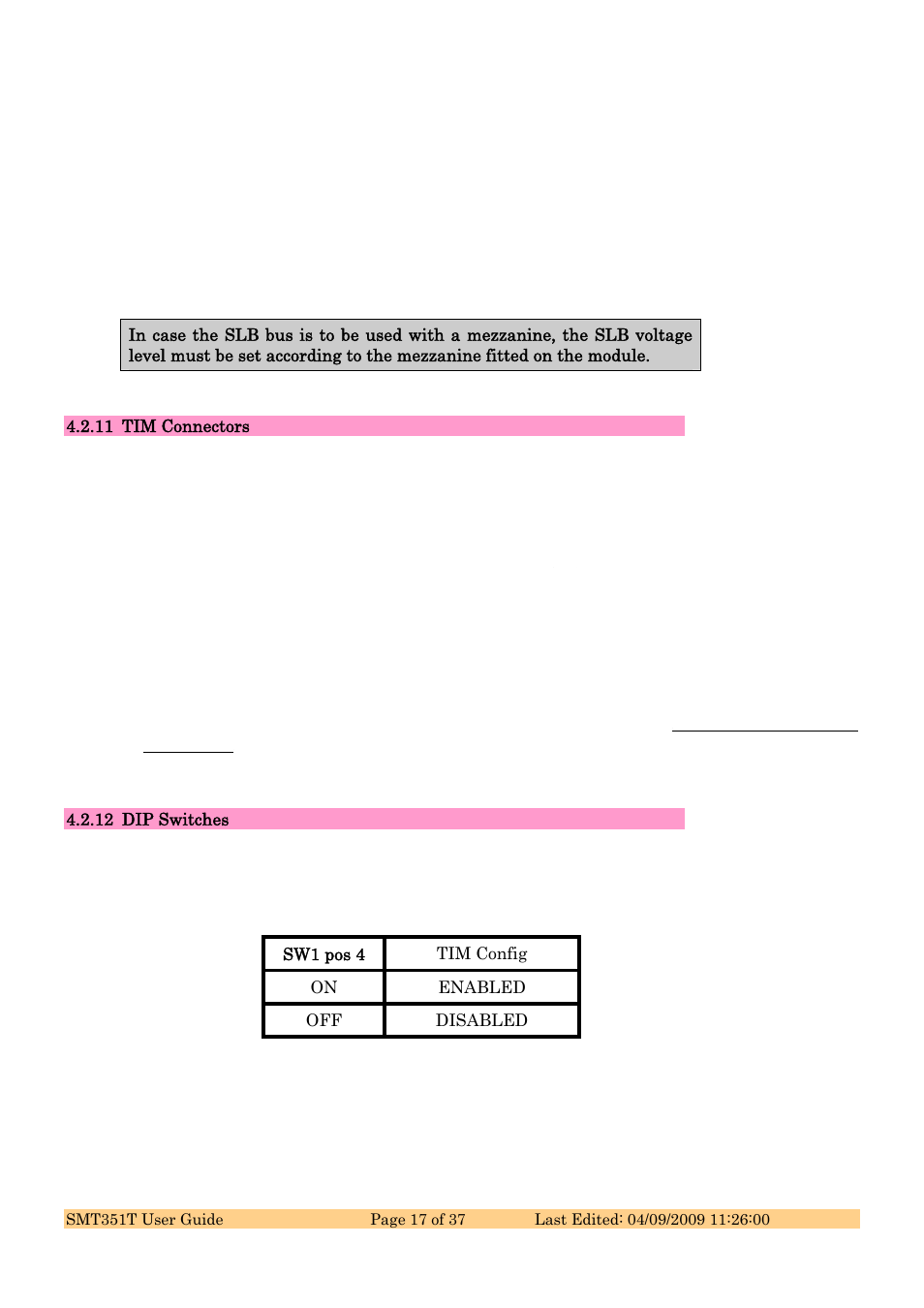 Sundance SMT351T User Manual | Page 17 / 37