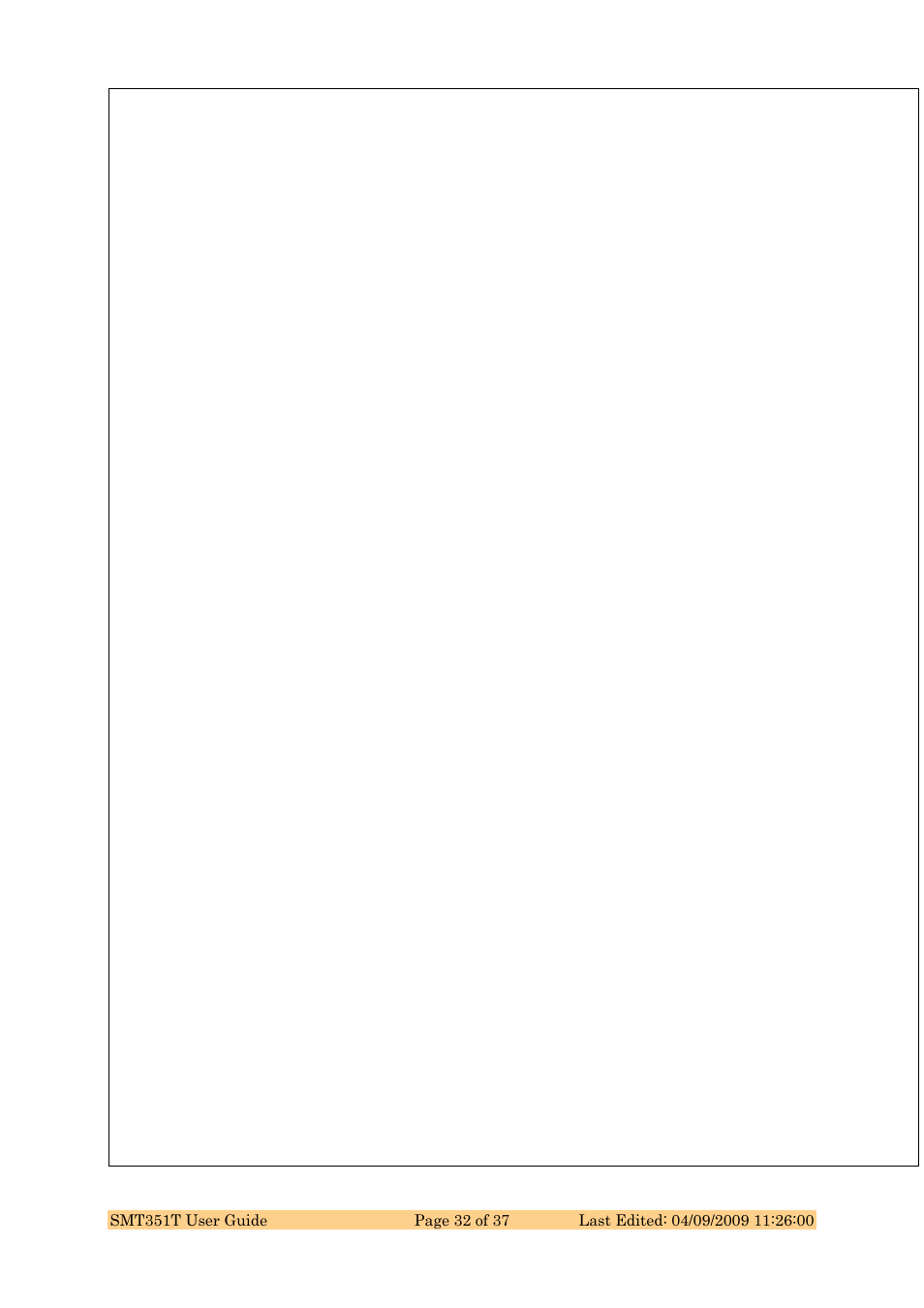 Sundance SMT351T User Manual | Page 32 / 37