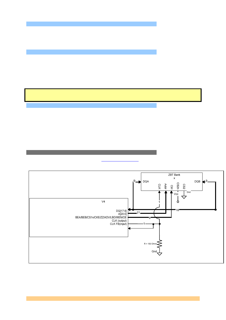 3 fpga, 4 cpld, 5 prom | 6 zbtram, Fpga, Cpld, Prom, Zbtram, Figure 2:fpga connections to bank1 of zbt | Sundance SMT368 User Manual | Page 9 / 24