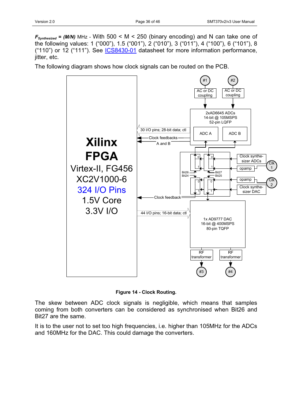 Xilinx fpga | Sundance SMT370v2 User Manual | Page 36 / 46