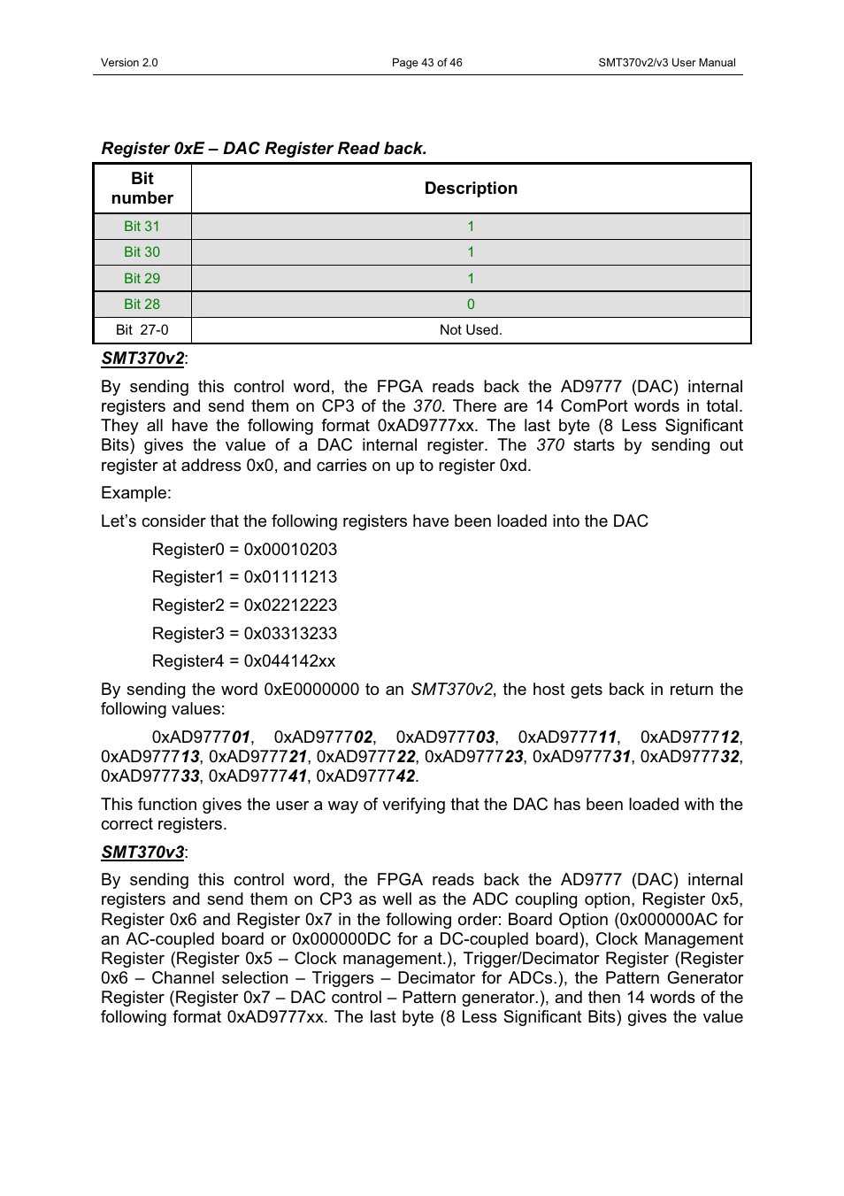 Sundance SMT370v2 User Manual | Page 43 / 46