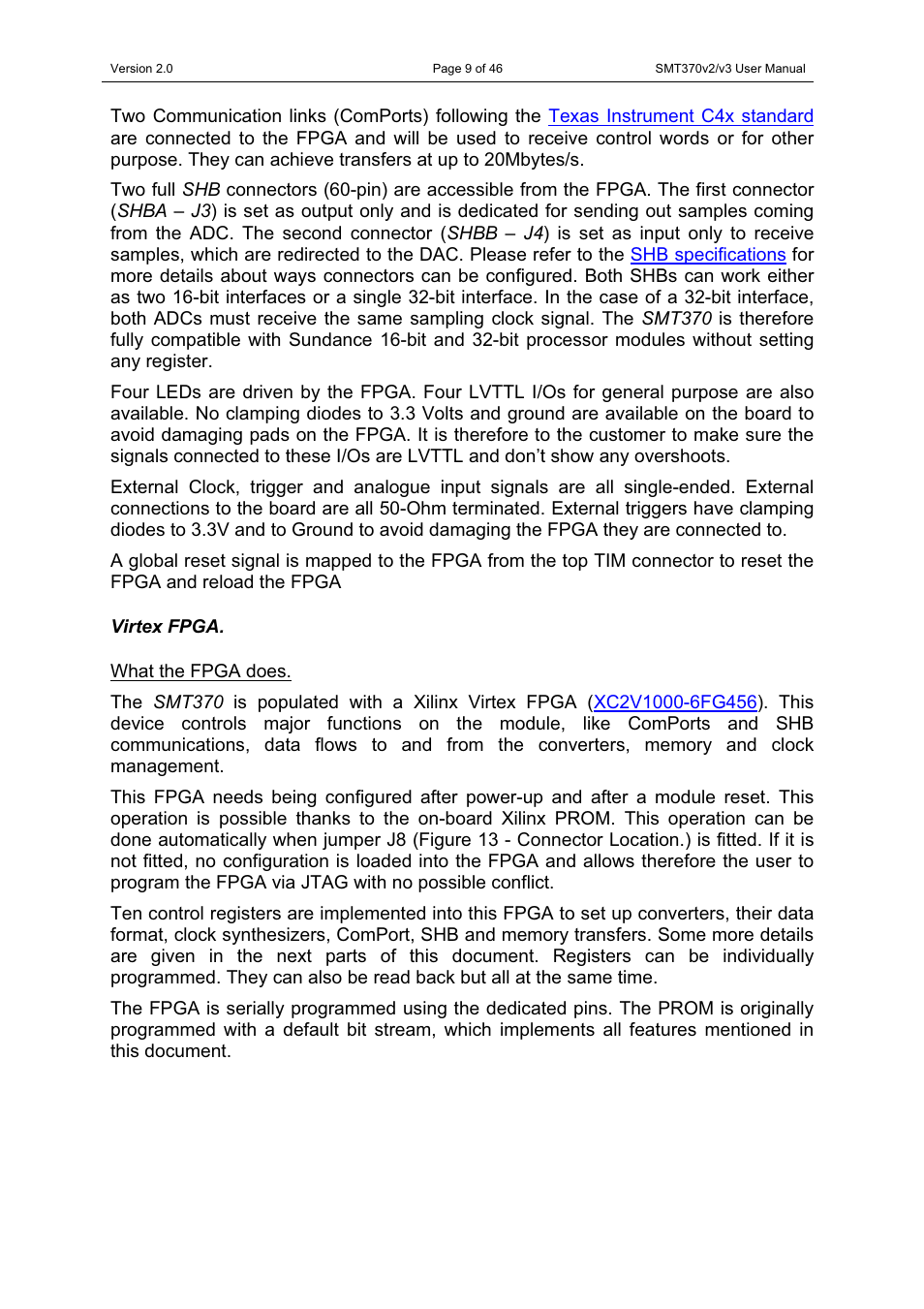 Sundance SMT370v2 User Manual | Page 9 / 46