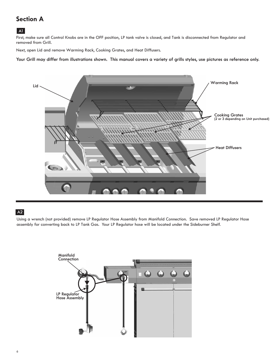 Char-Broil NATURAL GAS CONVERSION KIT 7116572 User Manual | Page 6 / 24