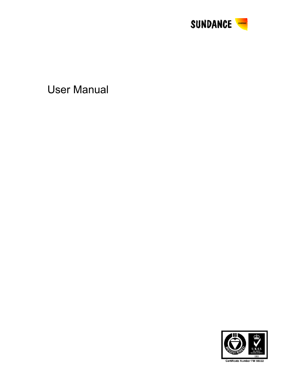 Sundance SMT384 User Manual | 47 pages