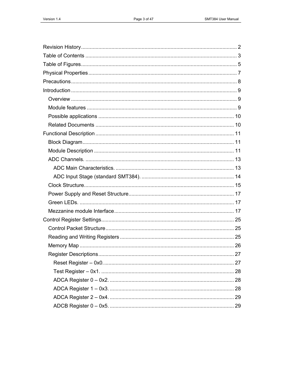 Sundance SMT384 User Manual | Page 3 / 47