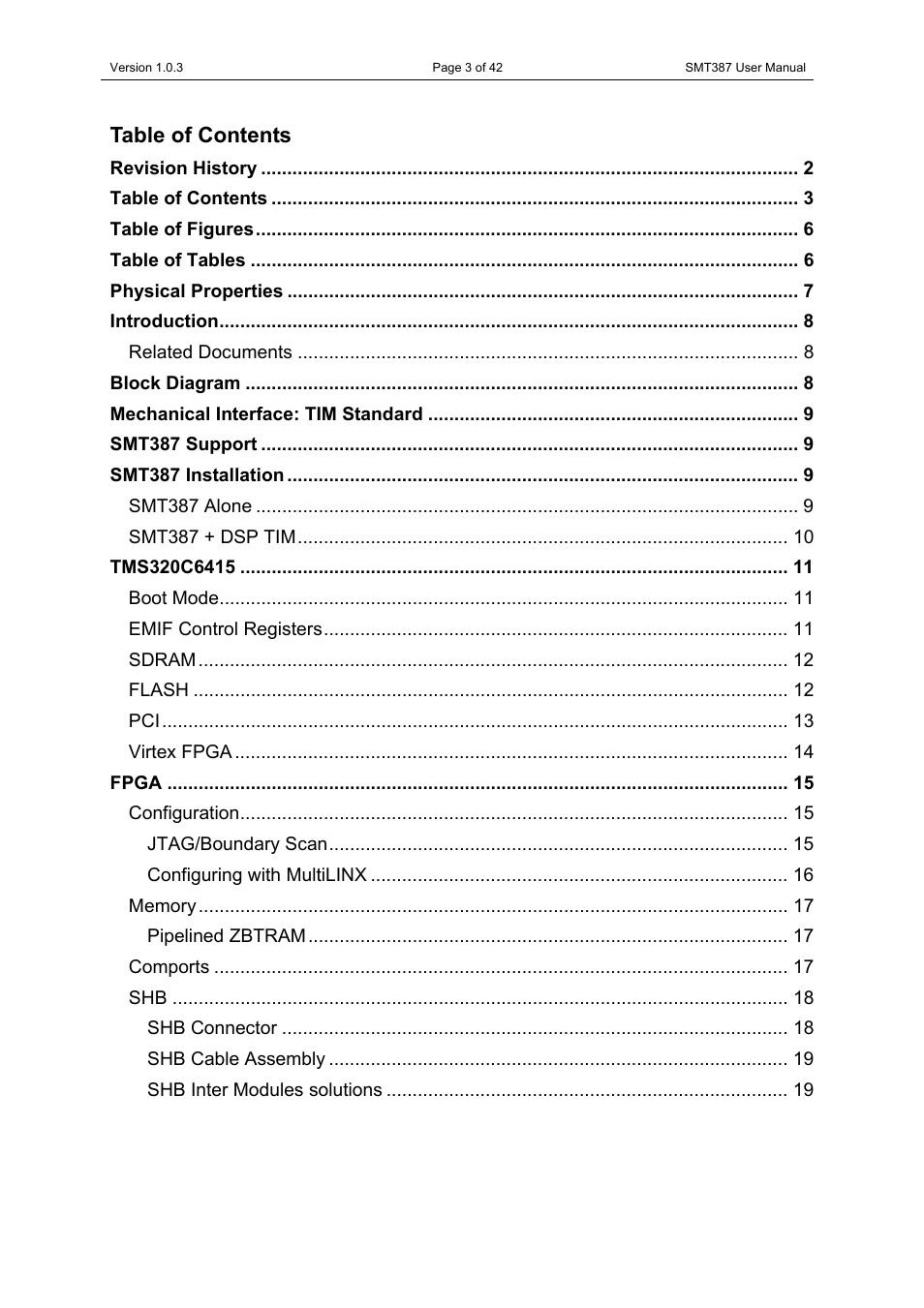 Sundance SMT387 User Manual | Page 3 / 42