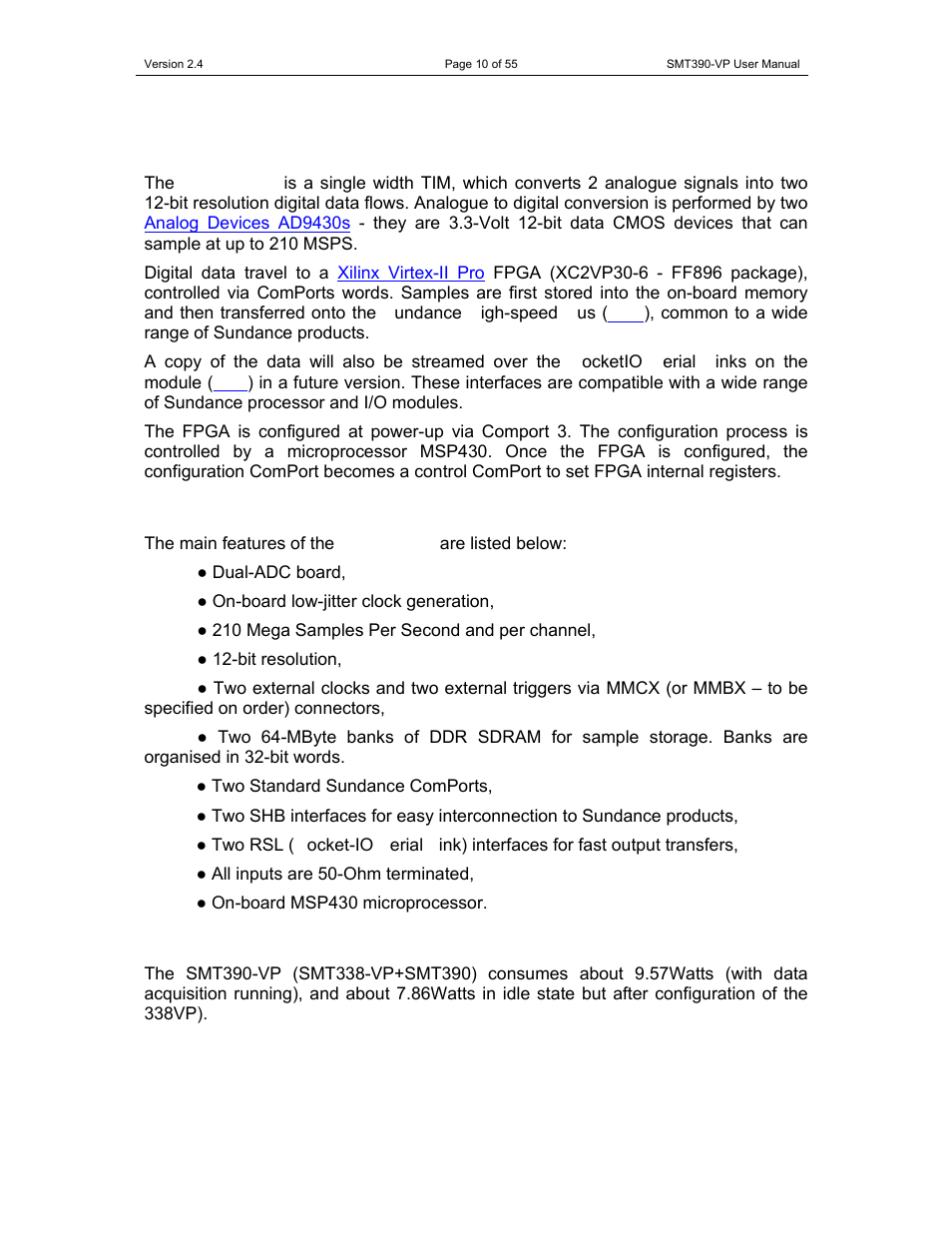 Introduction | Sundance SMT390-VP User Manual | Page 10 / 55