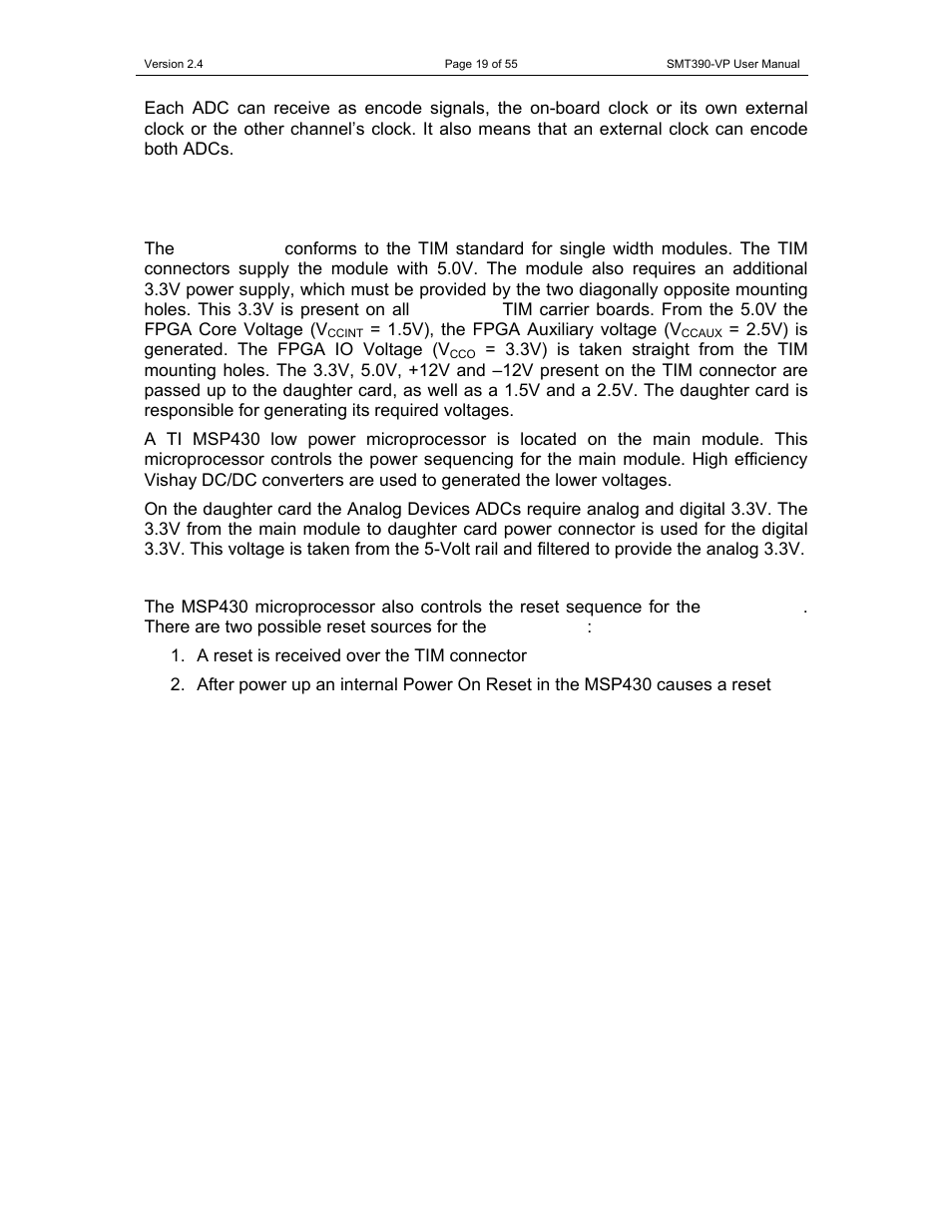 Sundance SMT390-VP User Manual | Page 19 / 55