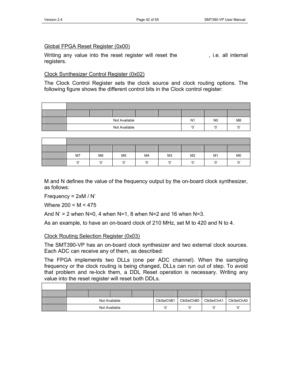 Sundance SMT390-VP User Manual | Page 42 / 55