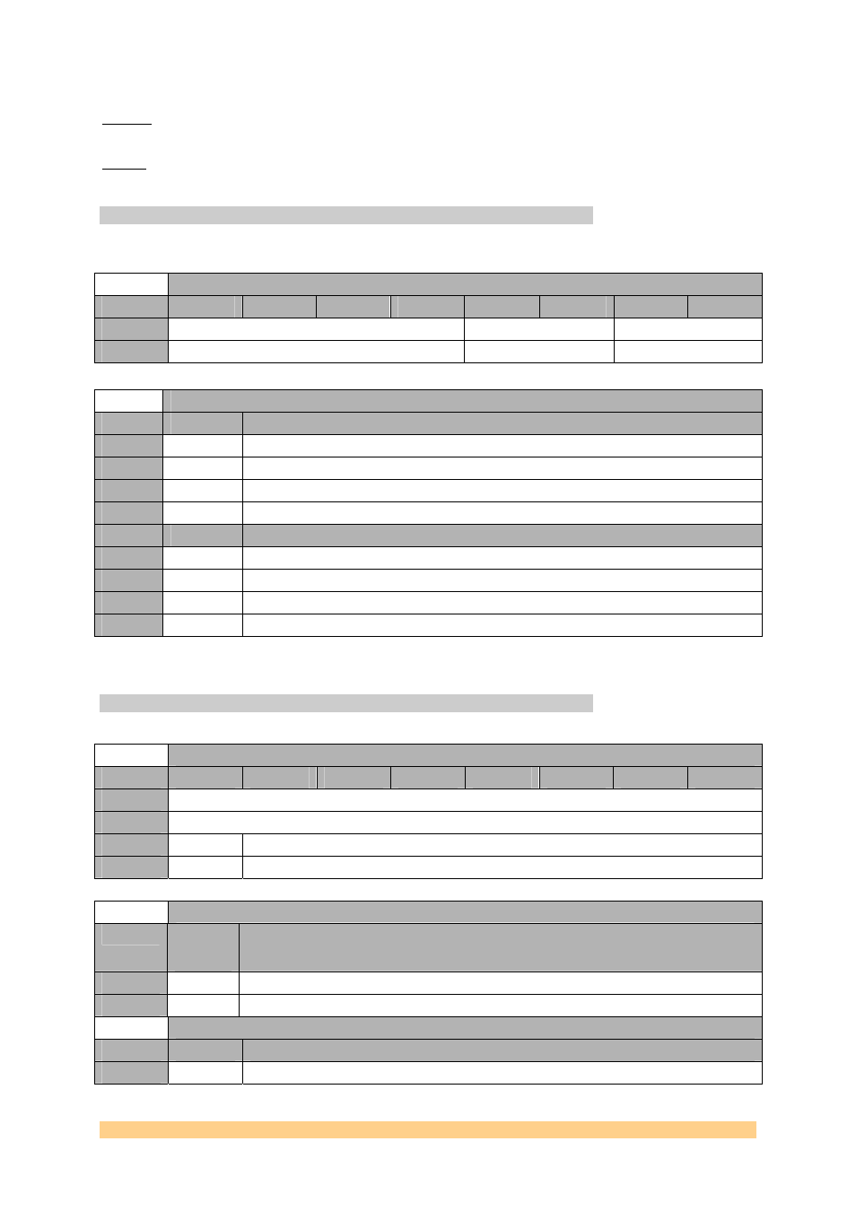 2 profile register – 0x1, 3 vga0 register – 0x2, Profile register – 0x1 | Vga0 register – 0x2 | Sundance SMT399-160 User Manual | Page 18 / 39