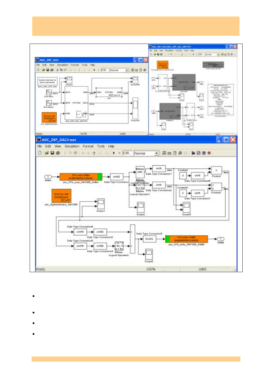 Figure 44: smt8036e demo, Smt6040, Sundance simulink toolbox | Sundance SMT6040 User Manual | Page 51 / 53
