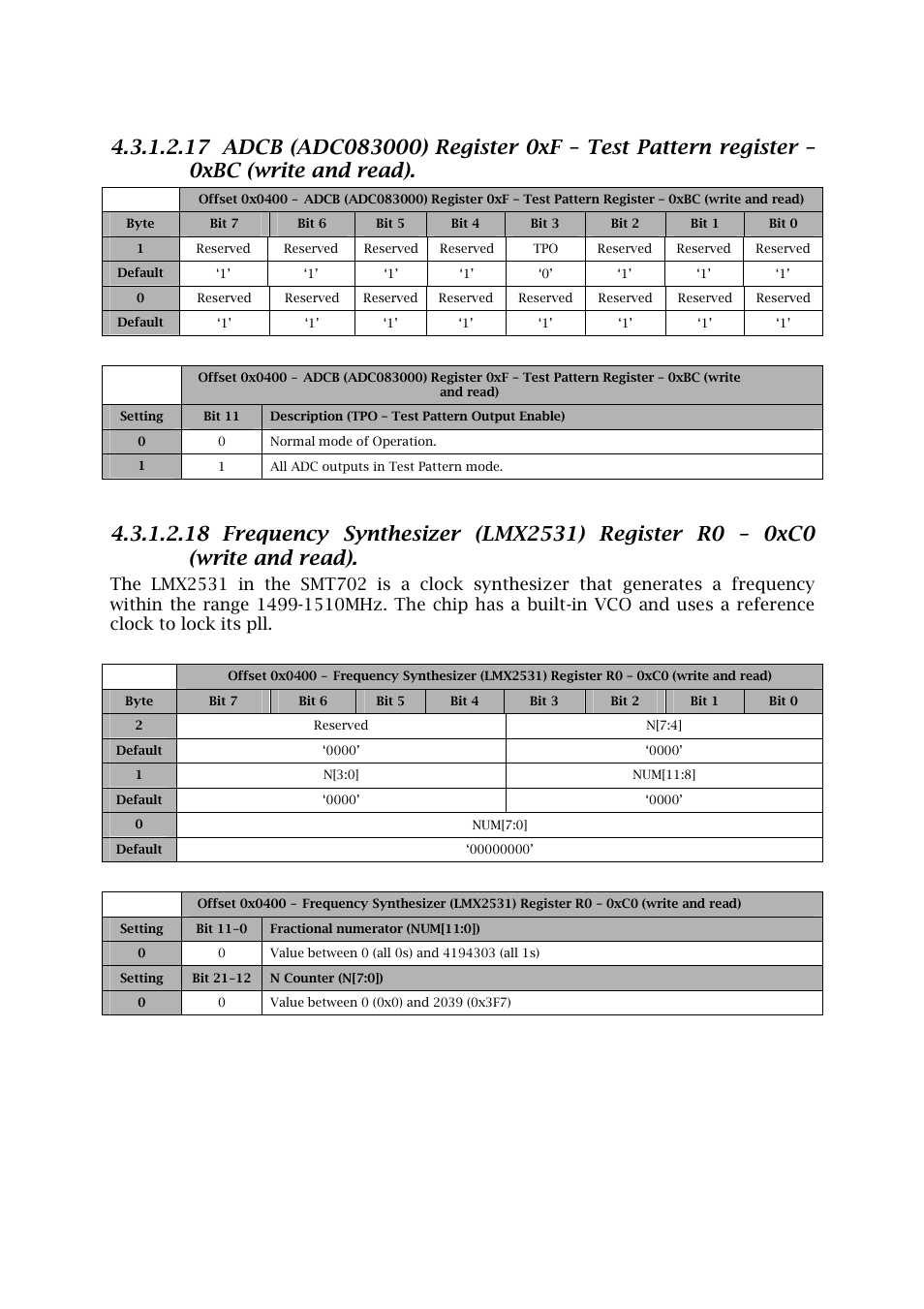 Sundance SMT702 User Manual | Page 43 / 67