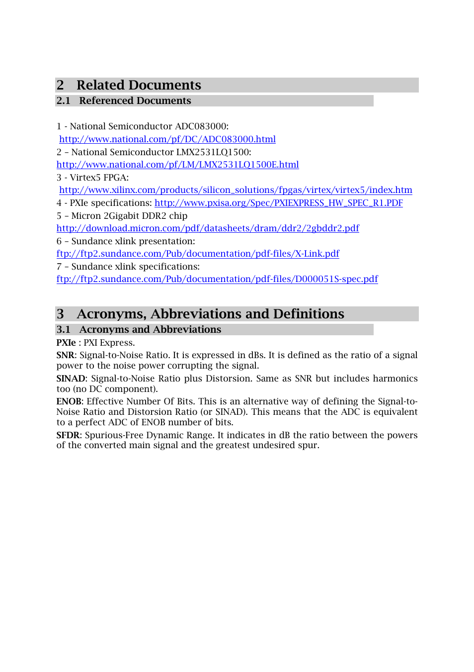 2related documents, 3acronyms, abbreviations and definitions | Sundance SMT702 User Manual | Page 8 / 67
