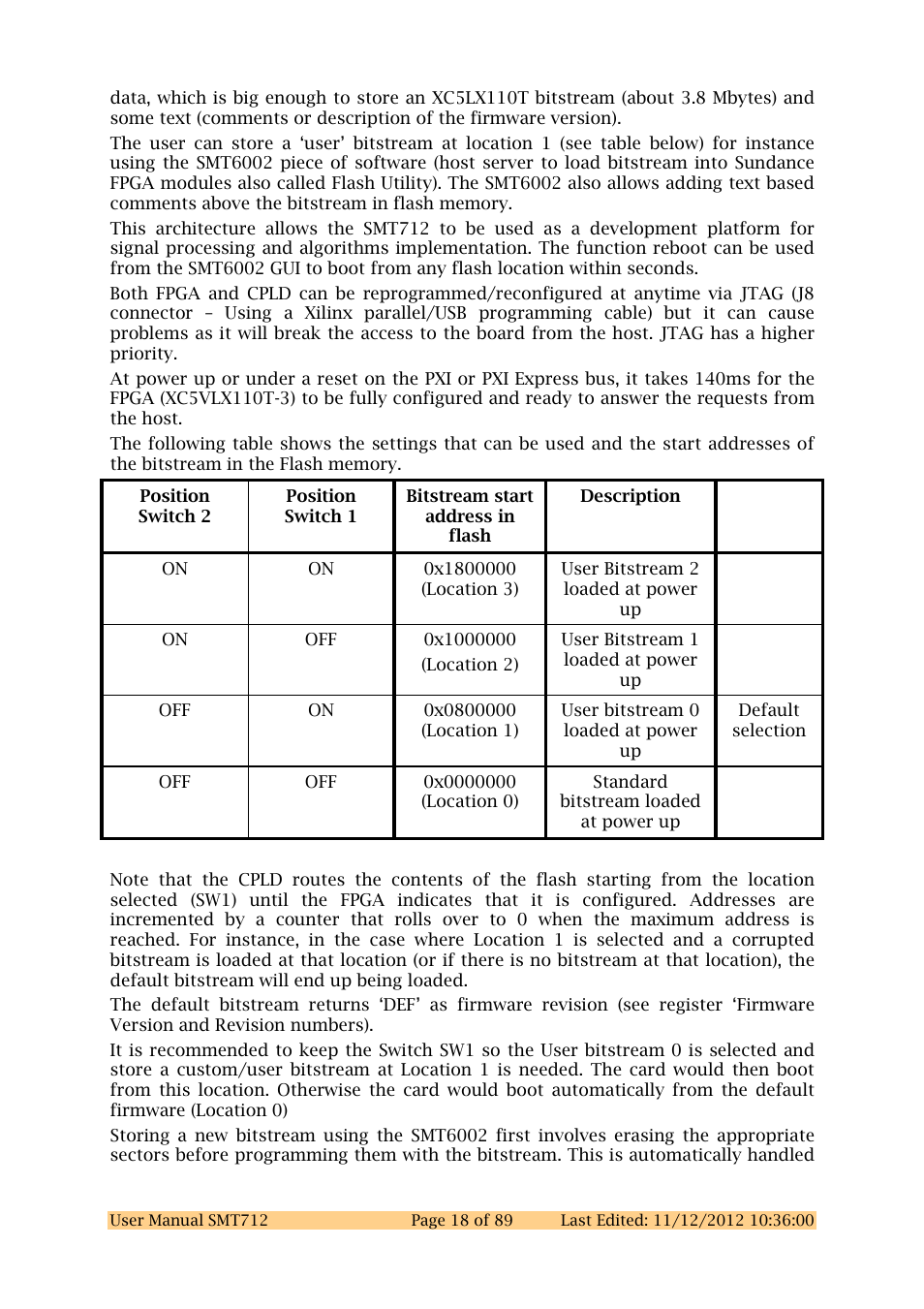 Sundance SMT712 User Manual | Page 18 / 89