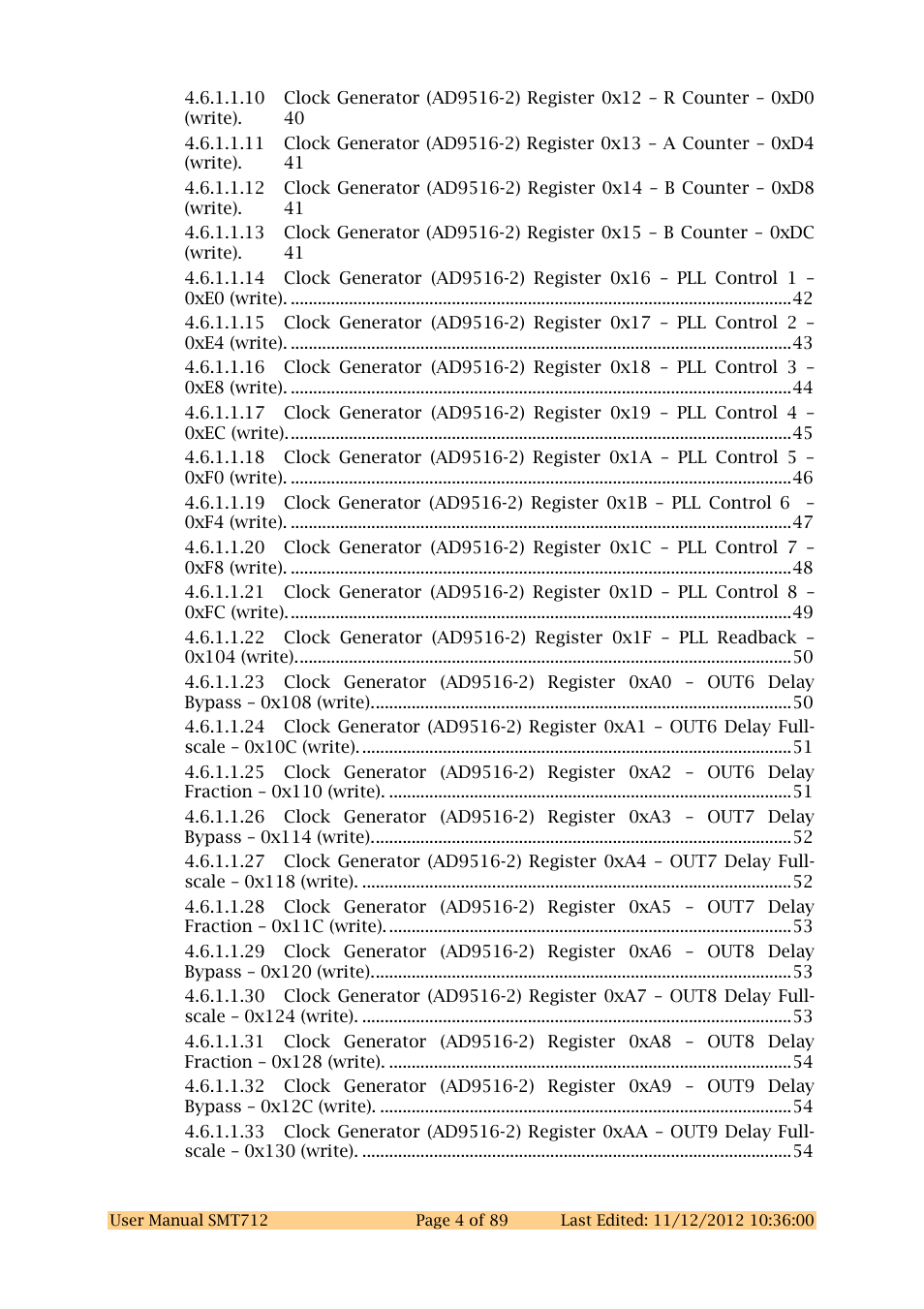 Sundance SMT712 User Manual | Page 4 / 89