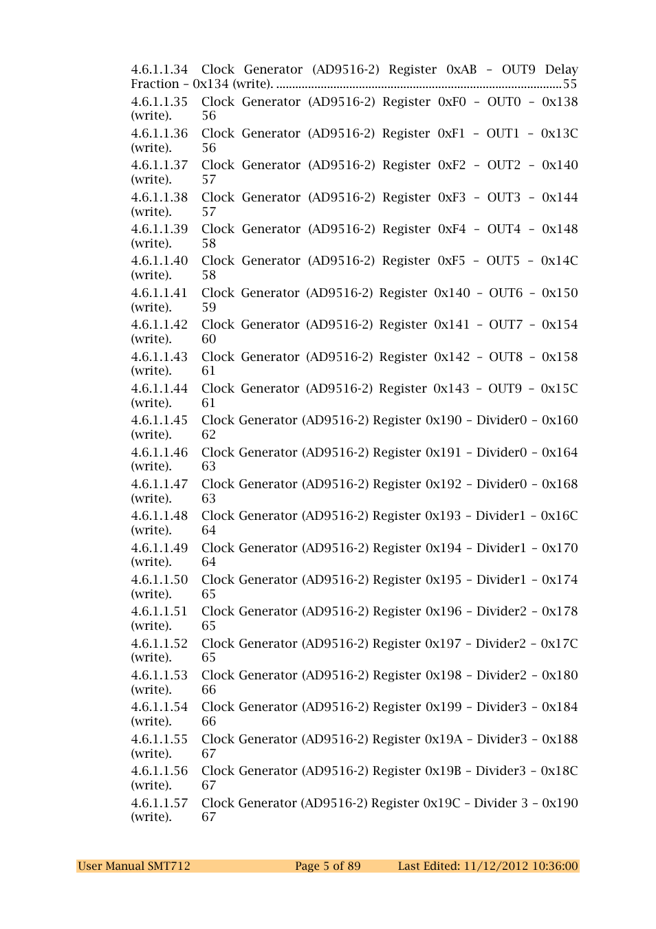 Sundance SMT712 User Manual | Page 5 / 89