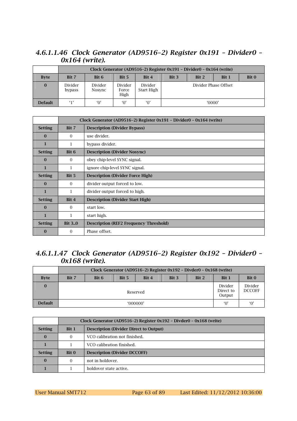 Sundance SMT712 User Manual | Page 63 / 89