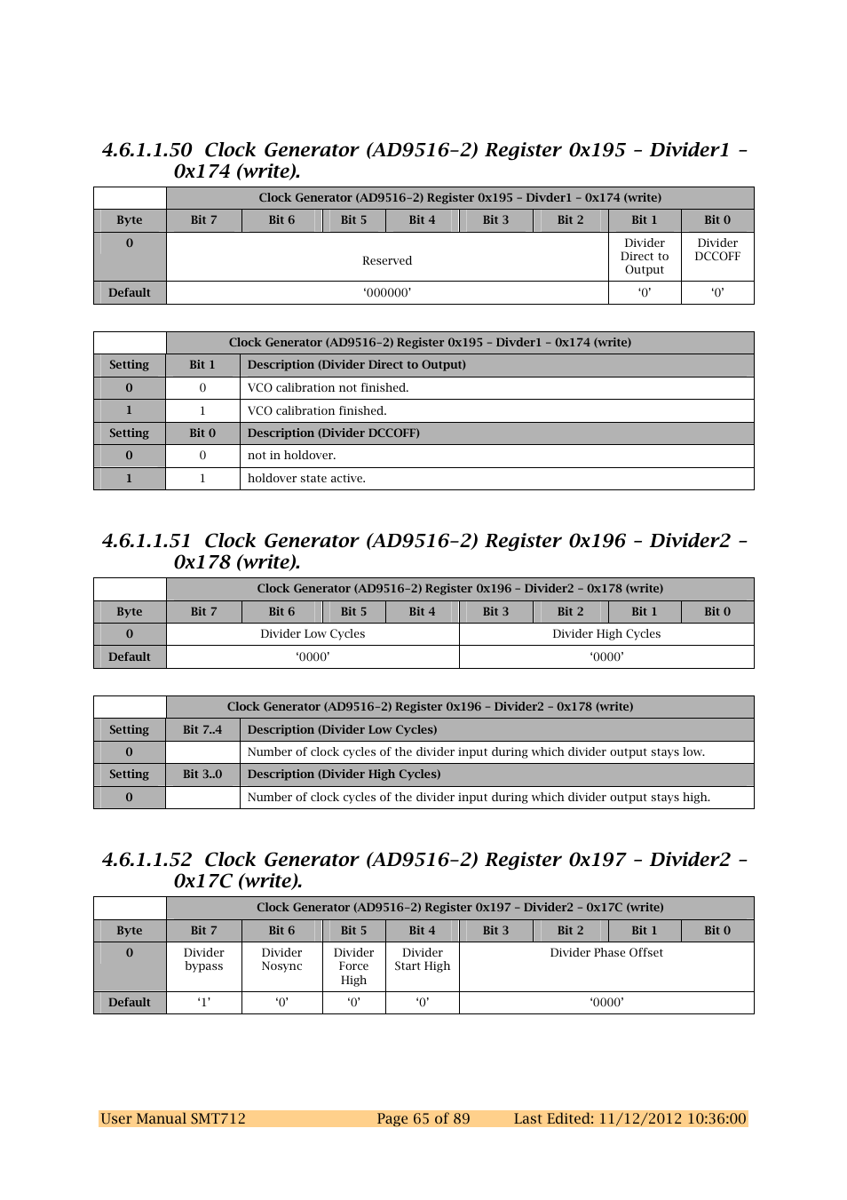 Sundance SMT712 User Manual | Page 65 / 89