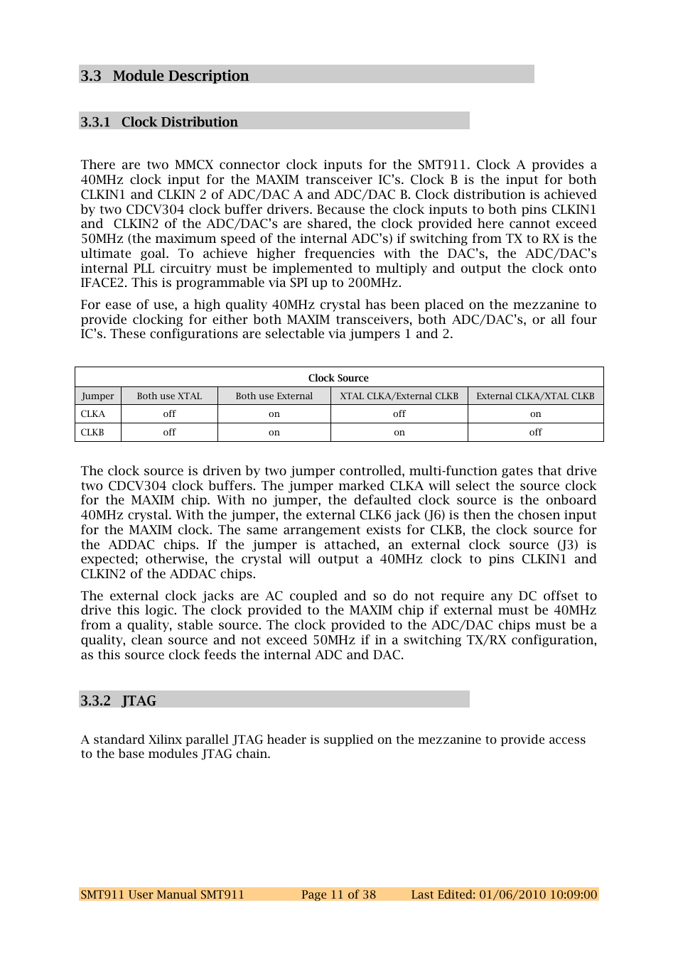 Sundance SMT911 User Manual | Page 11 / 38