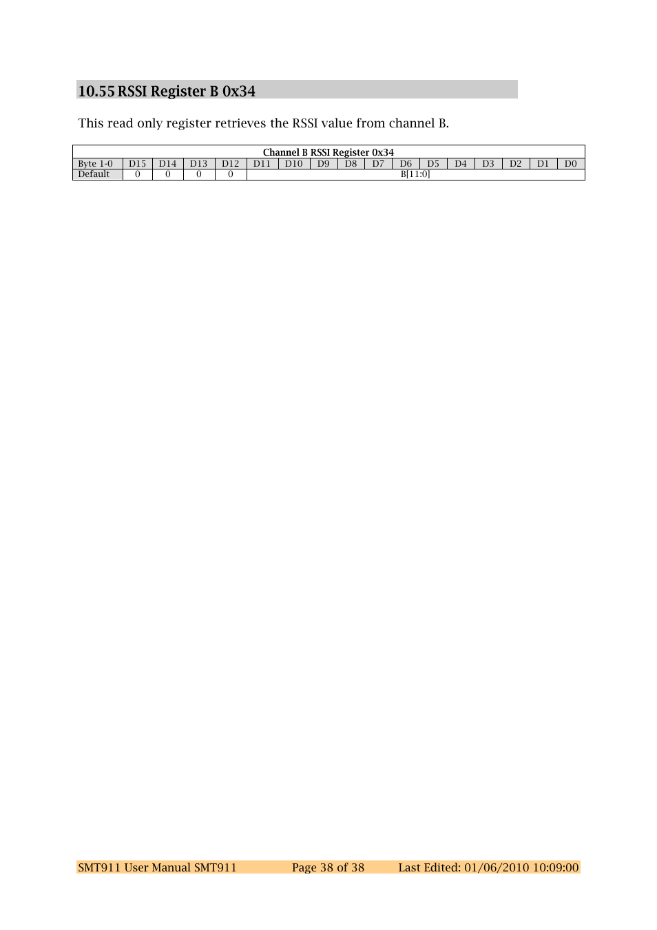 Sundance SMT911 User Manual | Page 38 / 38