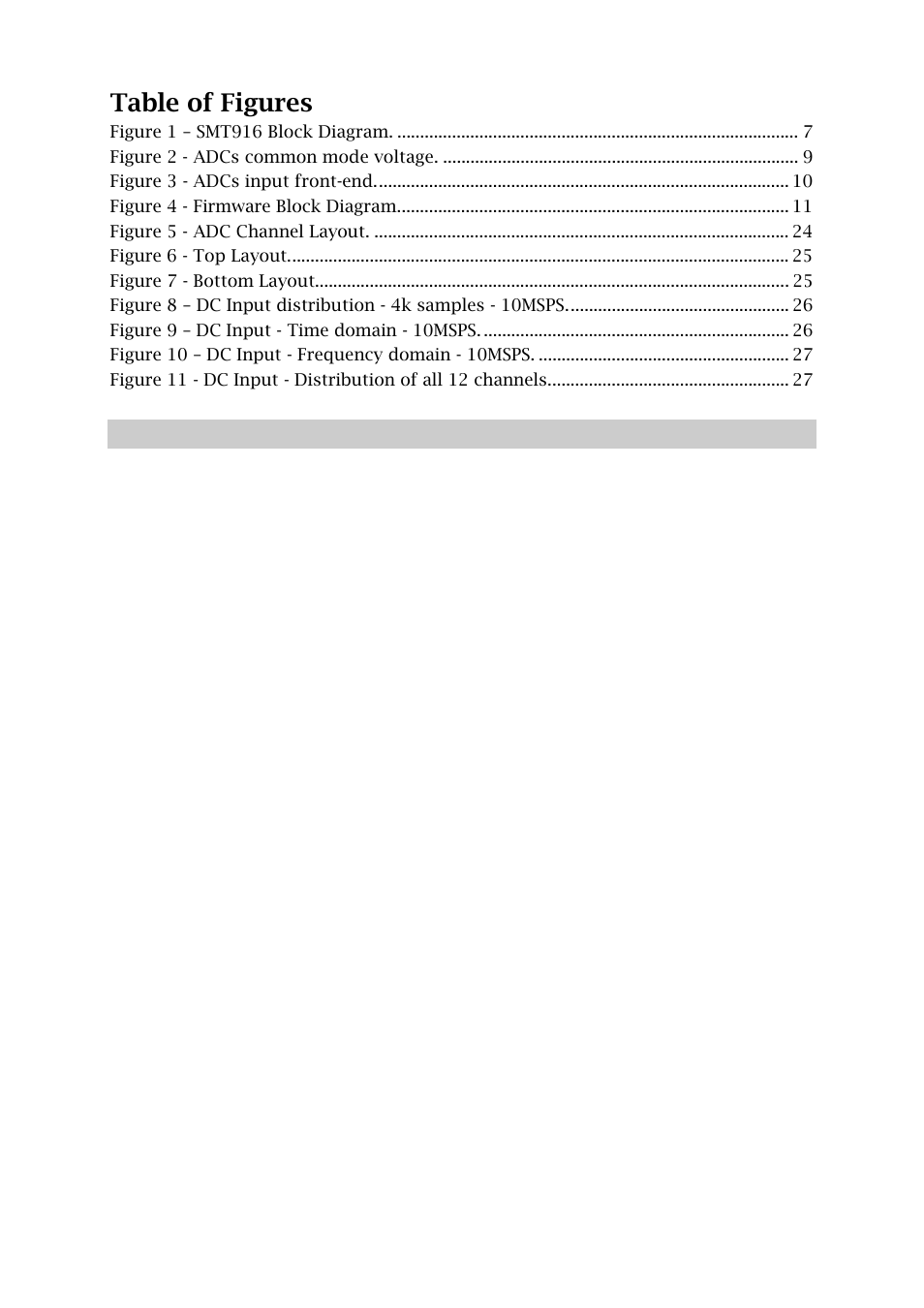 Table of figures | Sundance SMT916 User Manual | Page 5 / 28